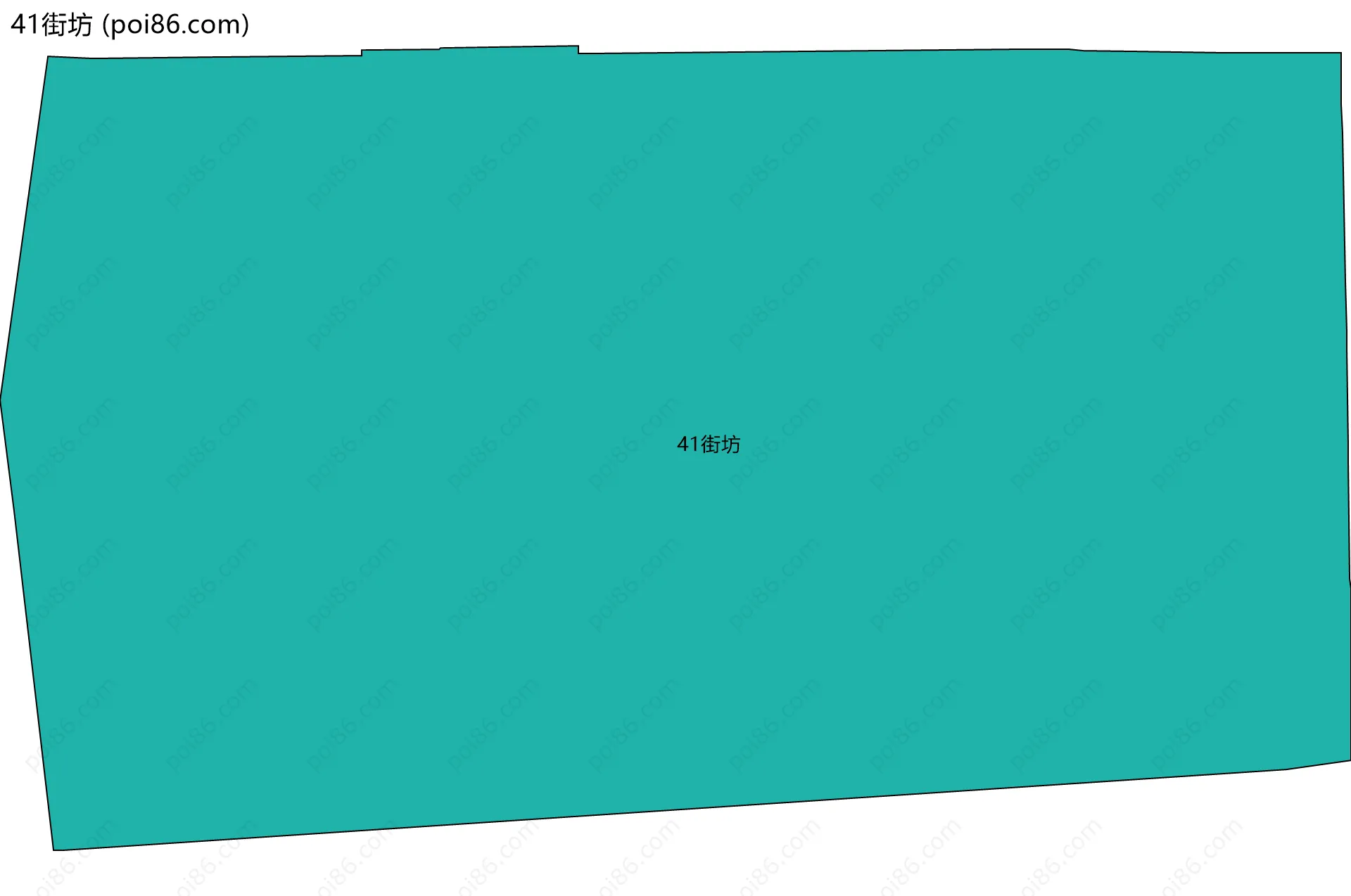 41街坊边界地图