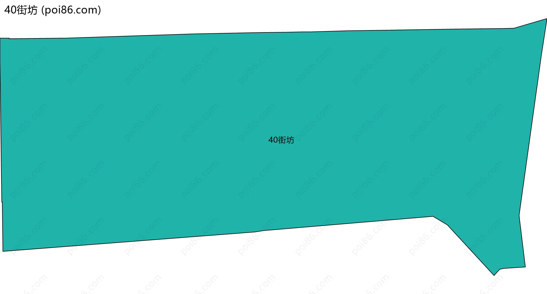 40街坊边界地图
