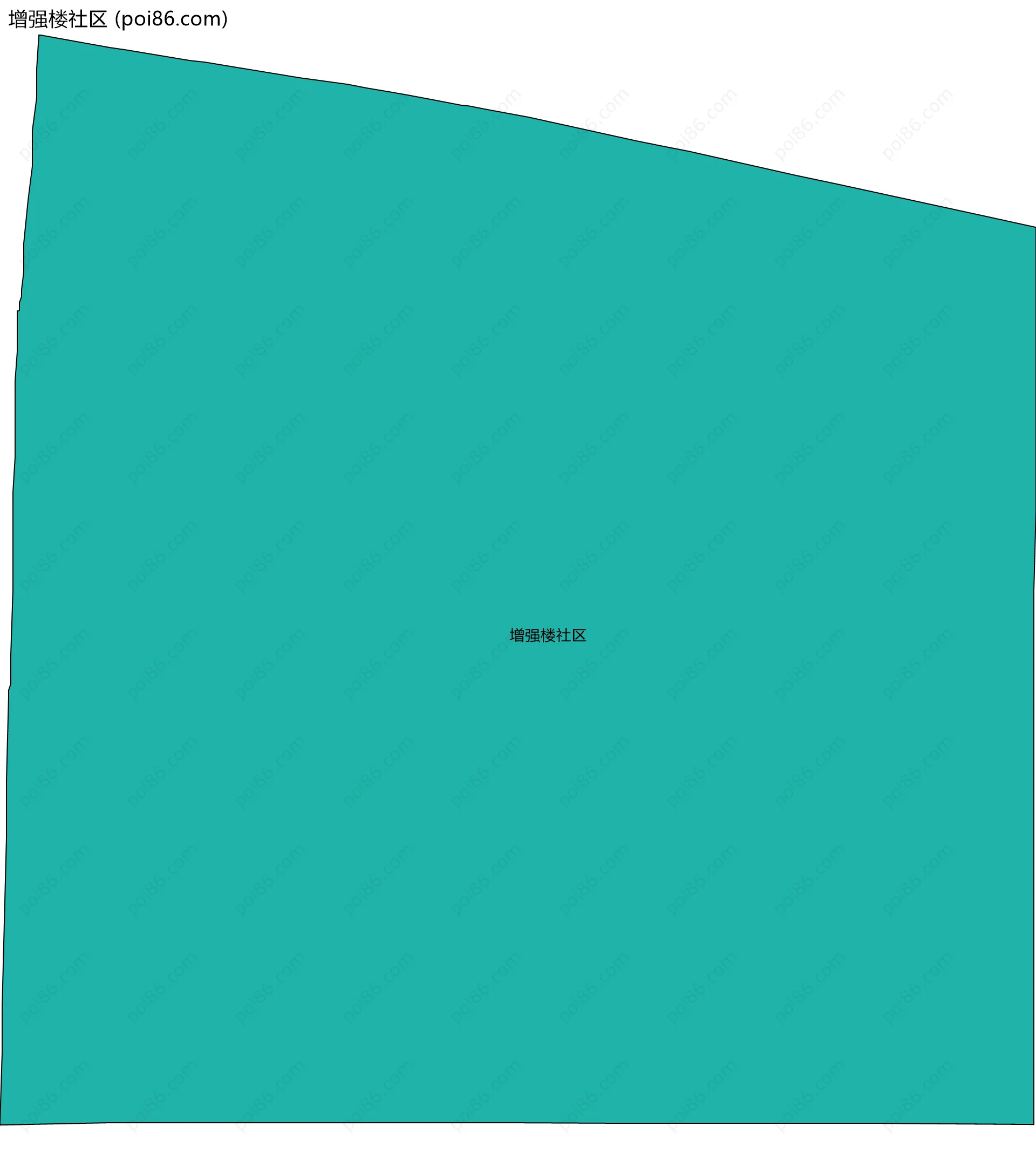 增强楼社区边界地图