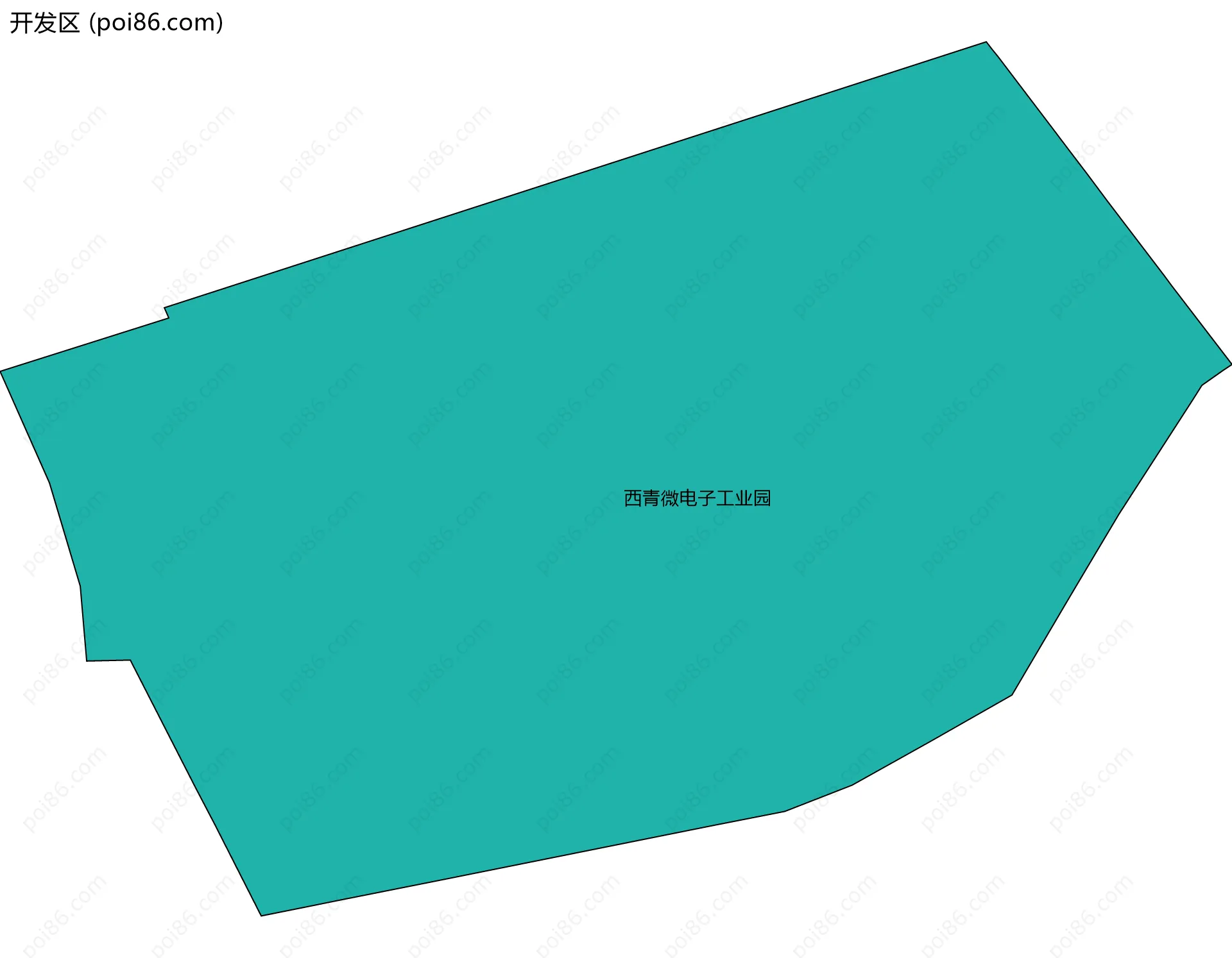 开发区边界地图(五级行政区划)