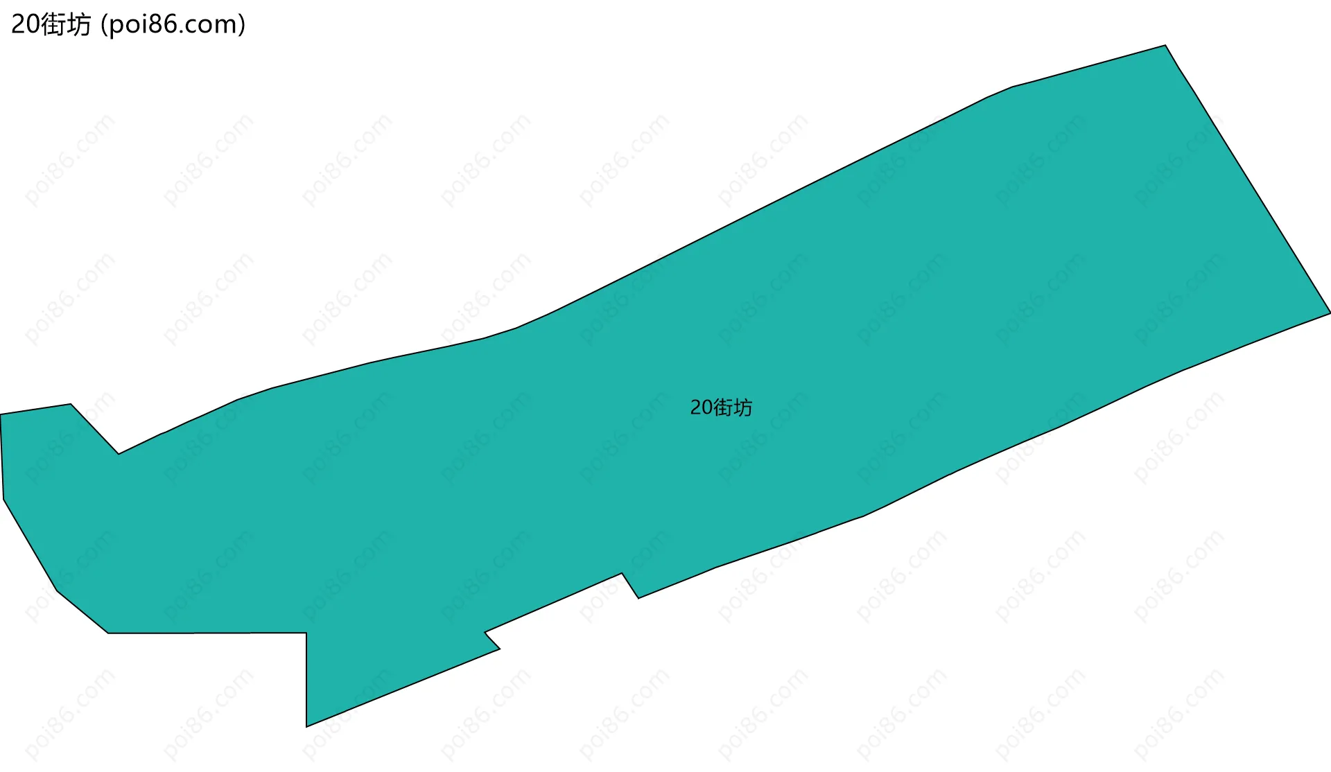 20街坊边界地图