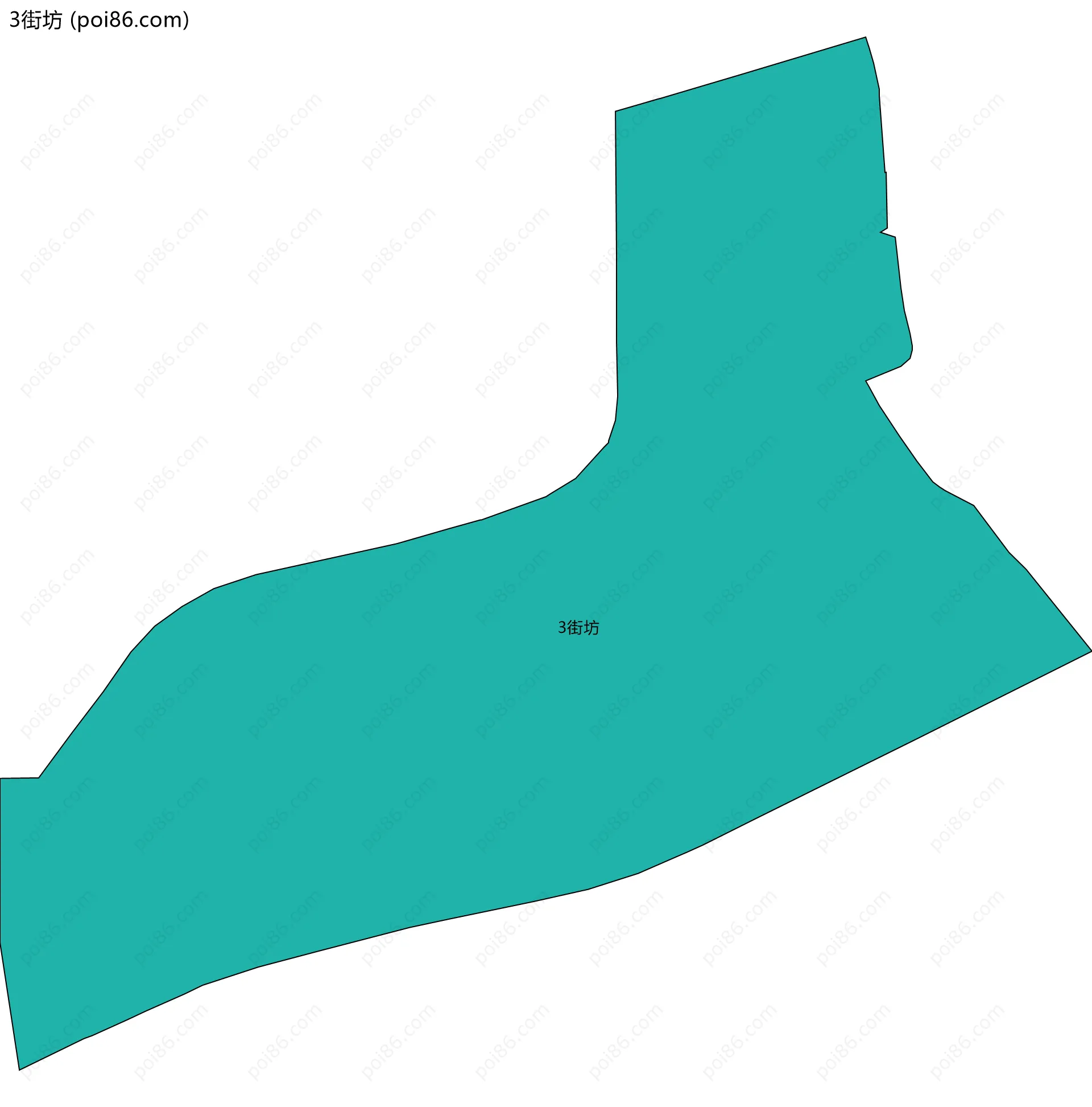 3街坊边界地图