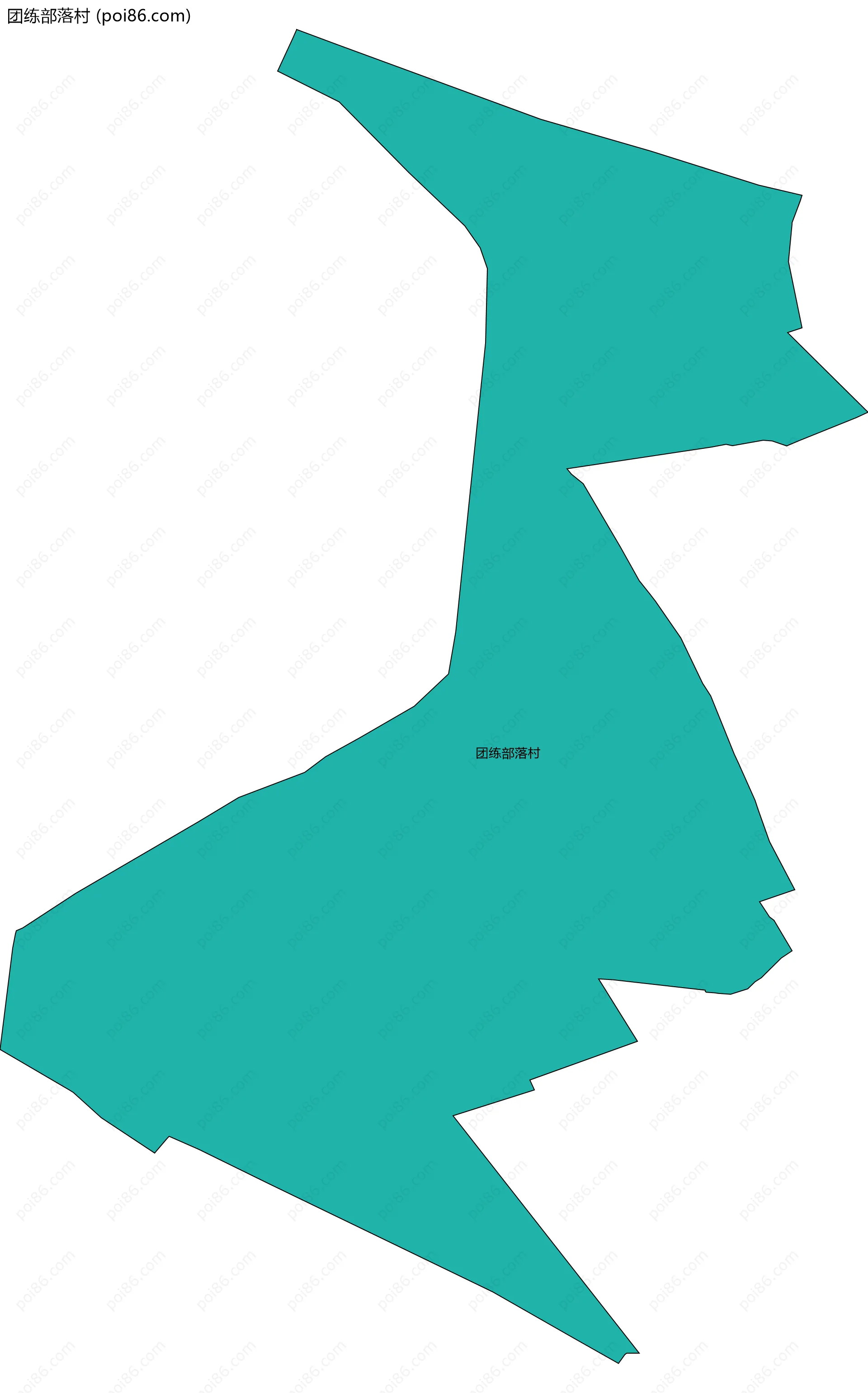 团练部落村边界地图