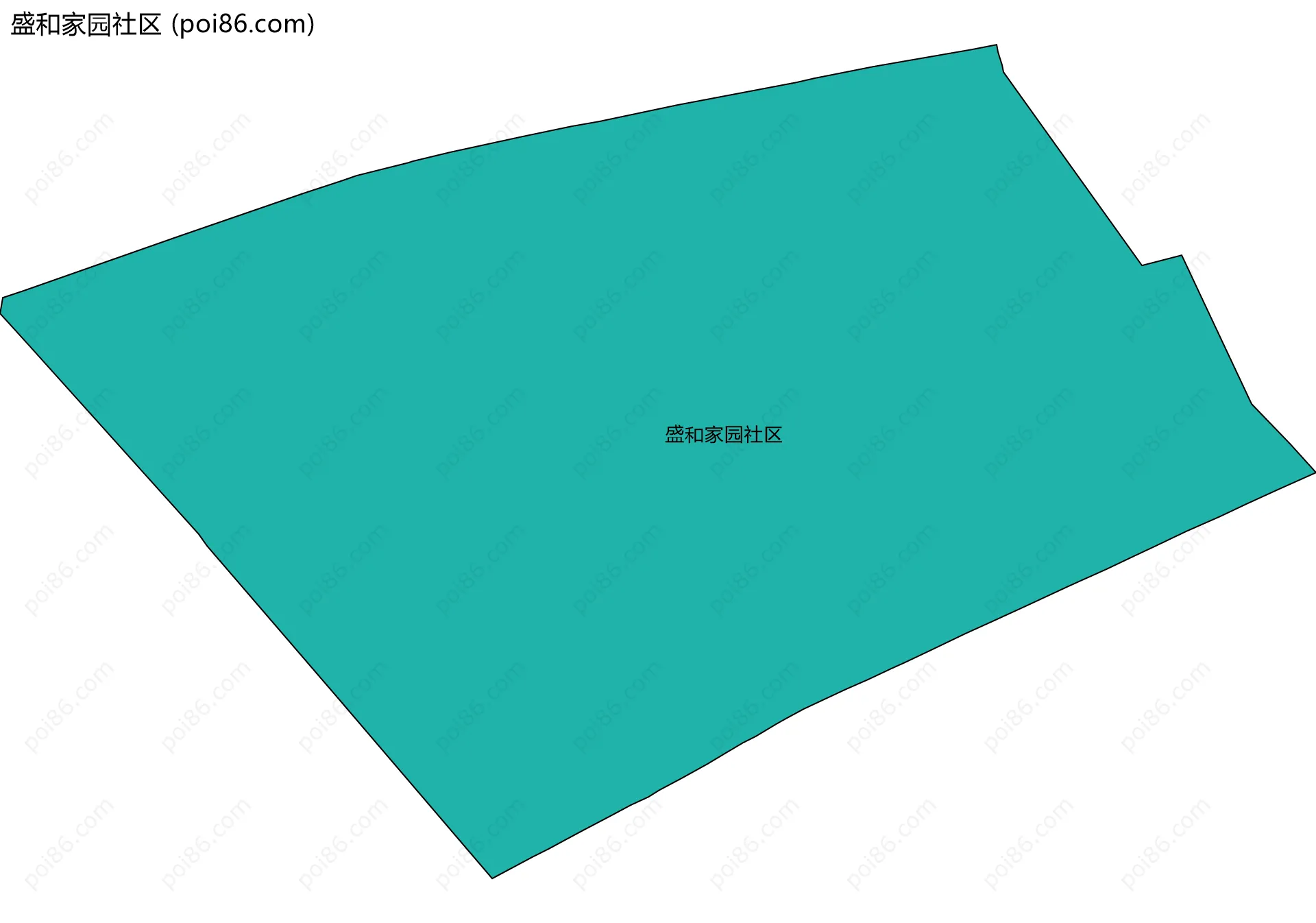 盛和家园社区边界地图