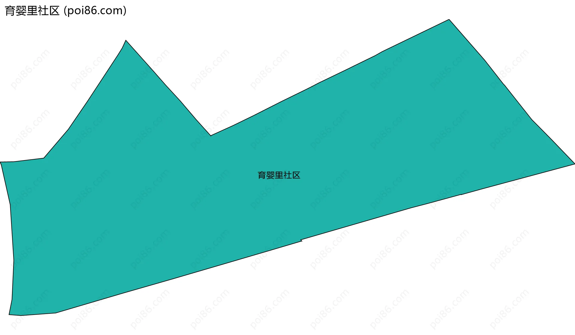 育婴里社区边界地图