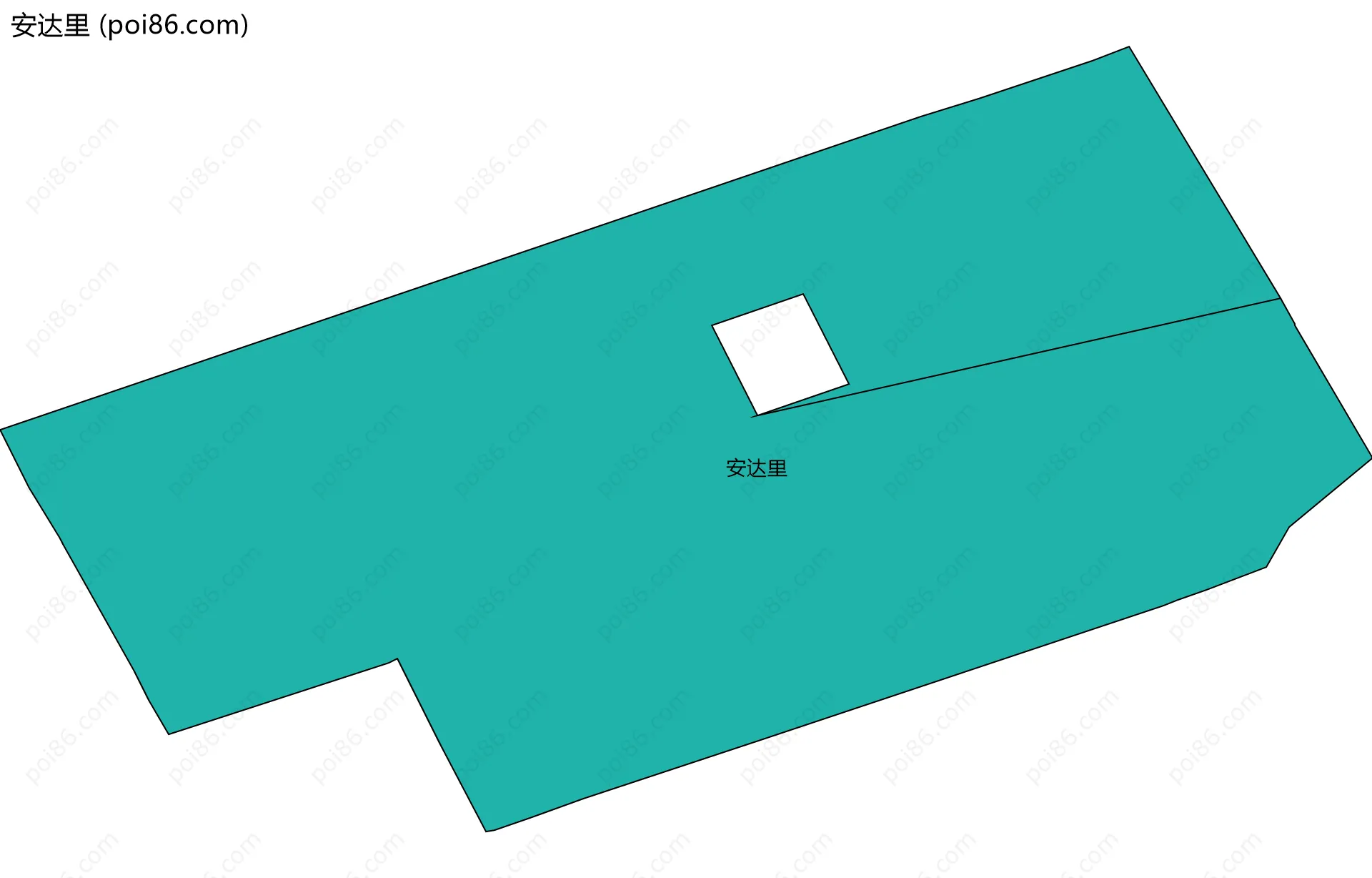 安达里边界地图