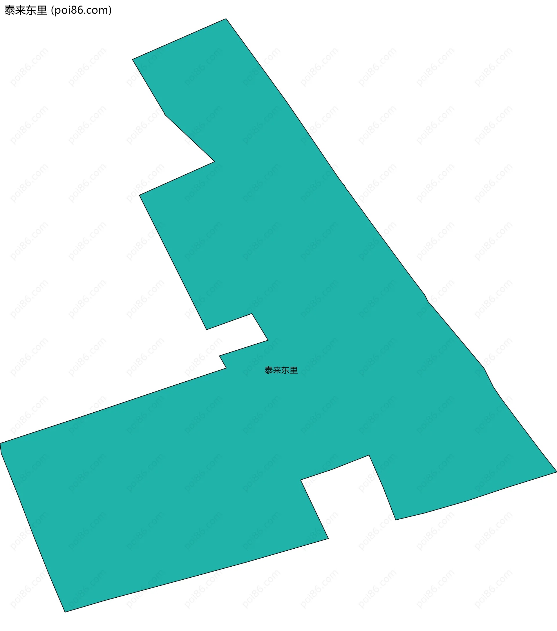 泰来东里边界地图