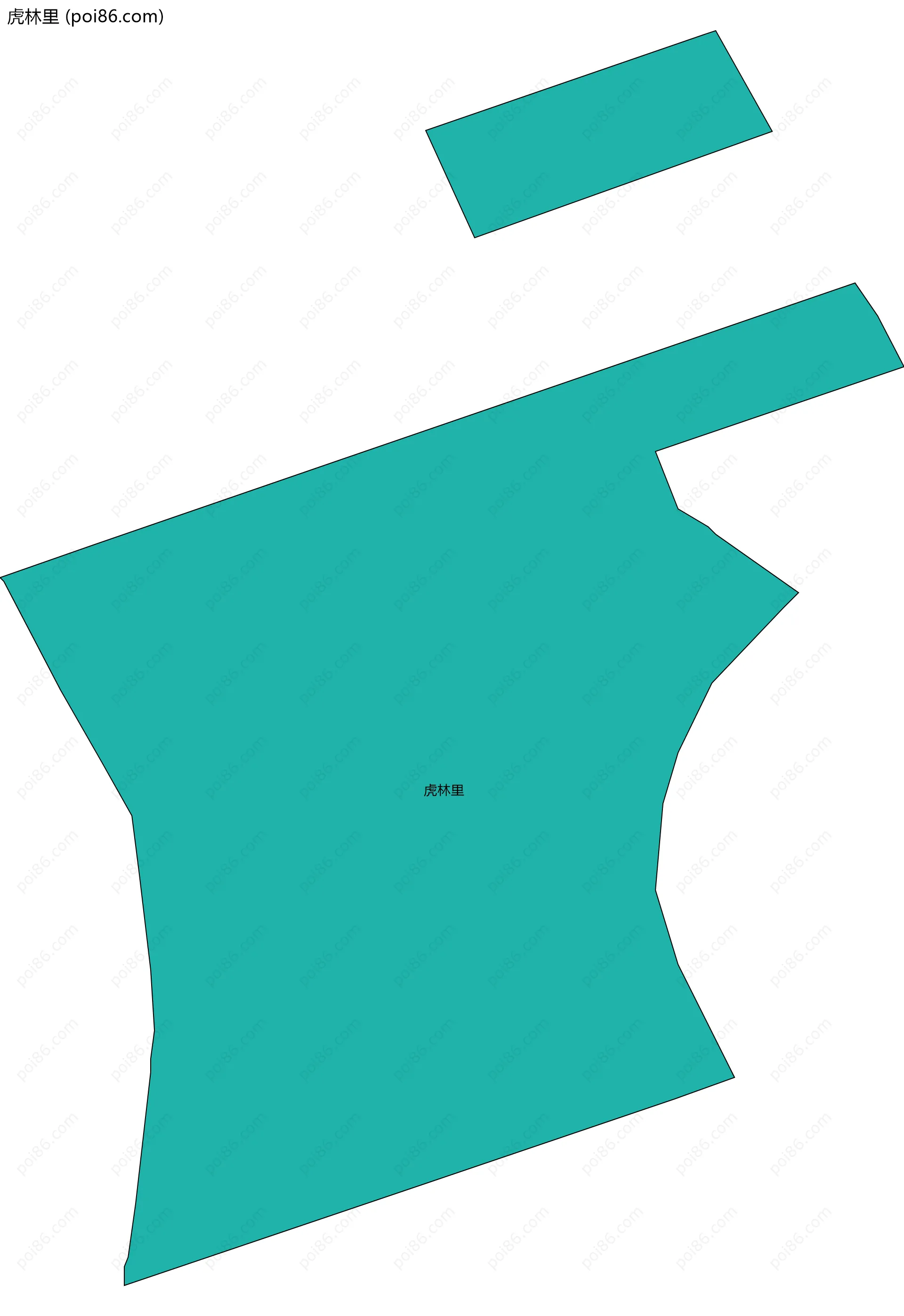 虎林里边界地图