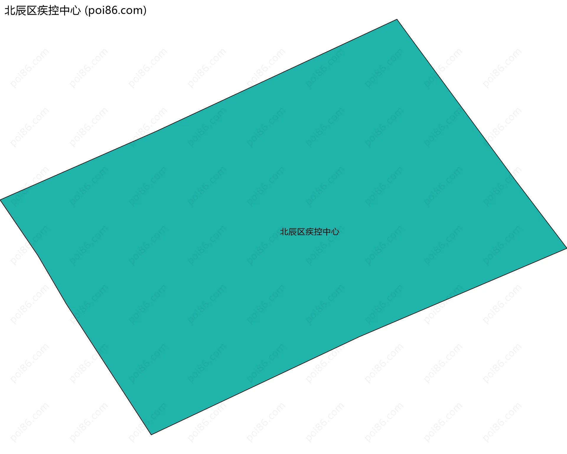 北辰区疾控中心边界地图