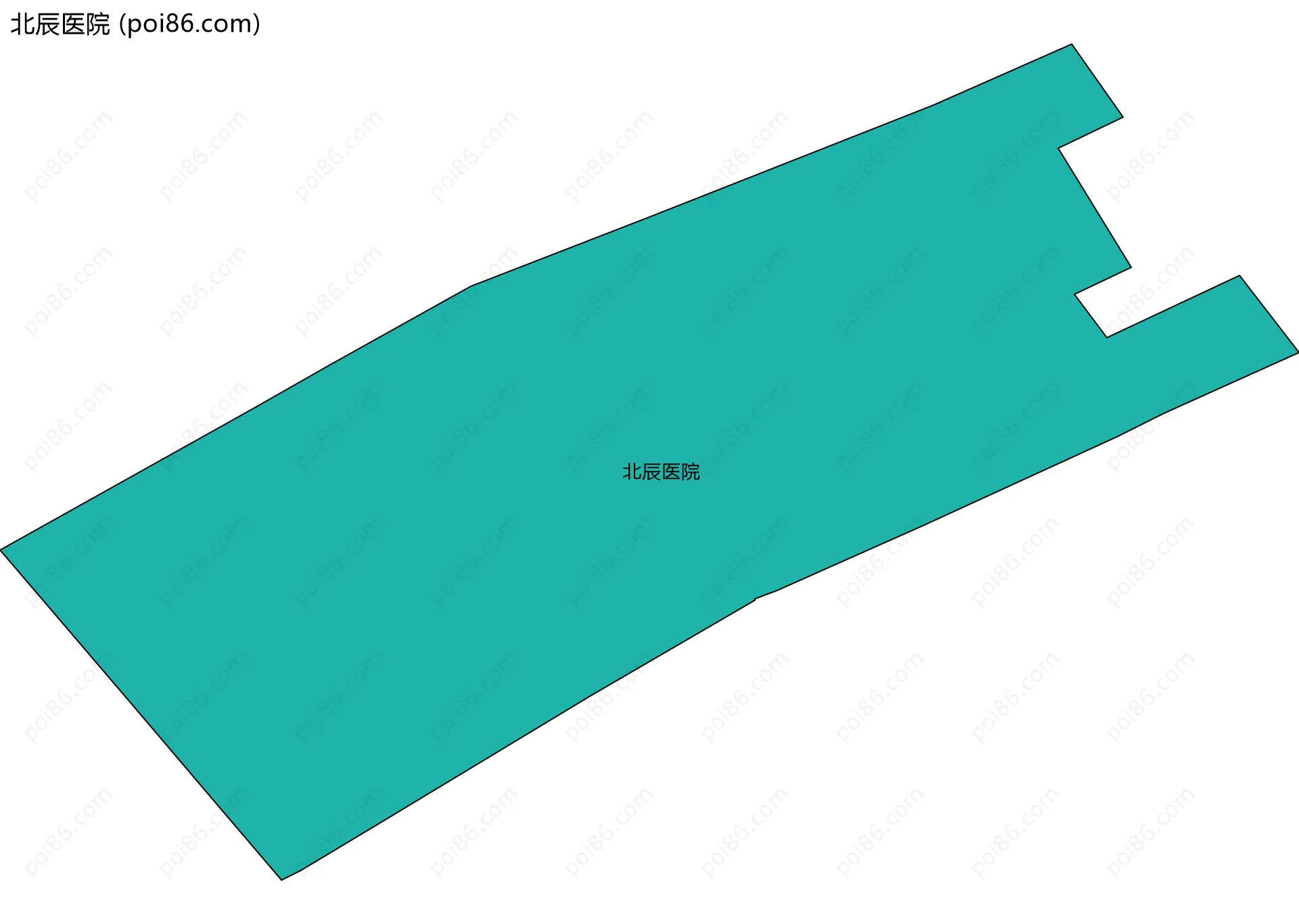 北辰医院边界地图