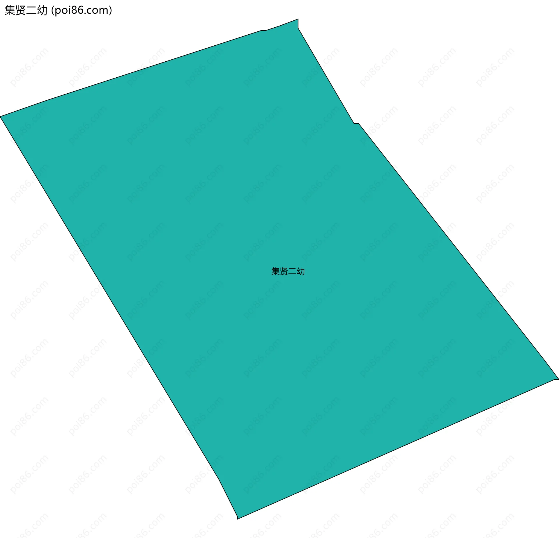 集贤二幼边界地图