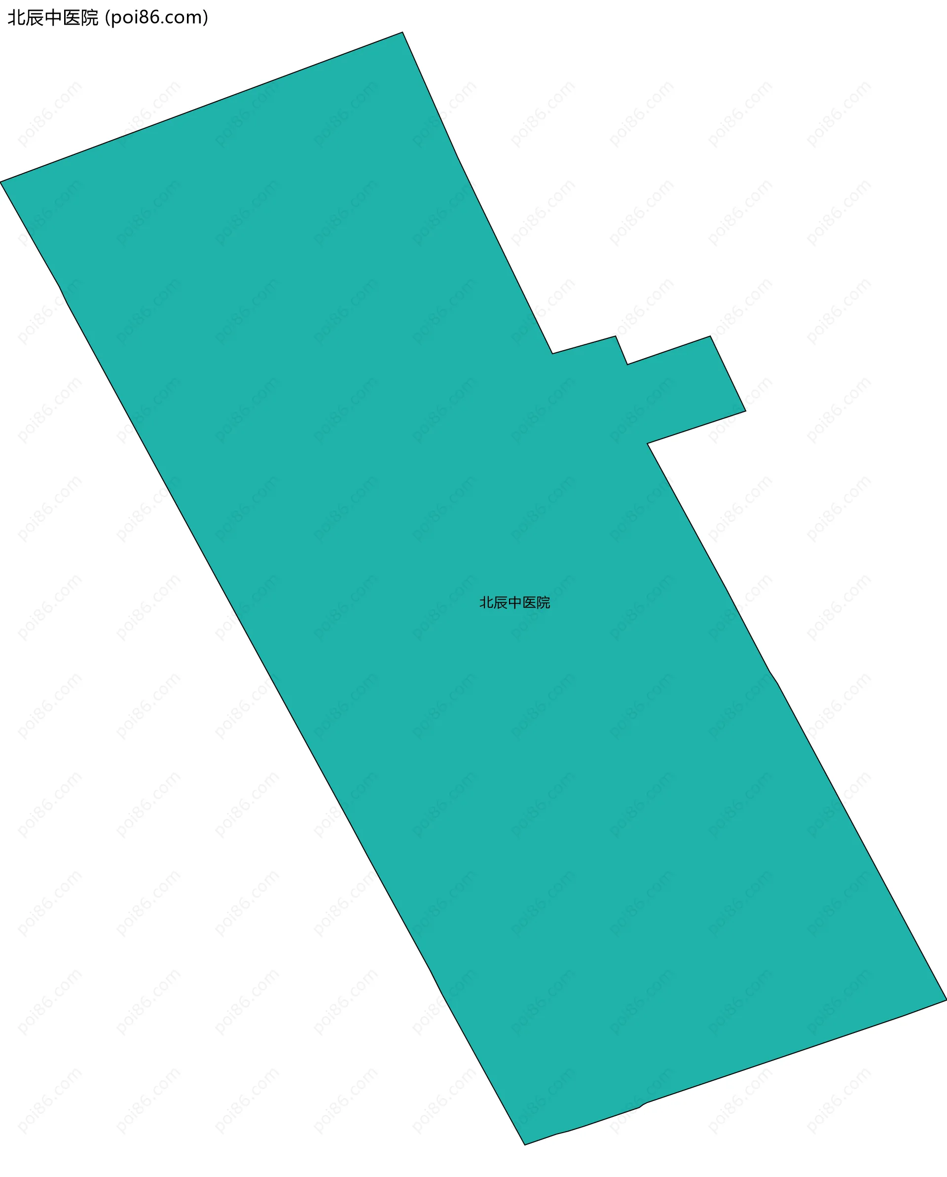 北辰中医院边界地图