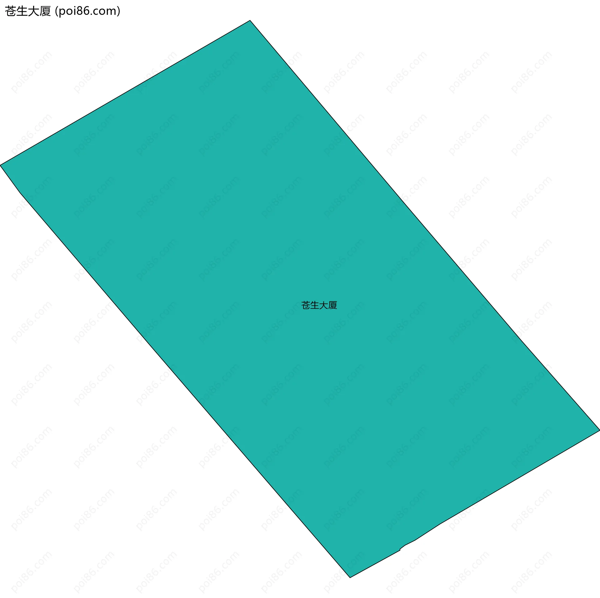 苍生大厦边界地图