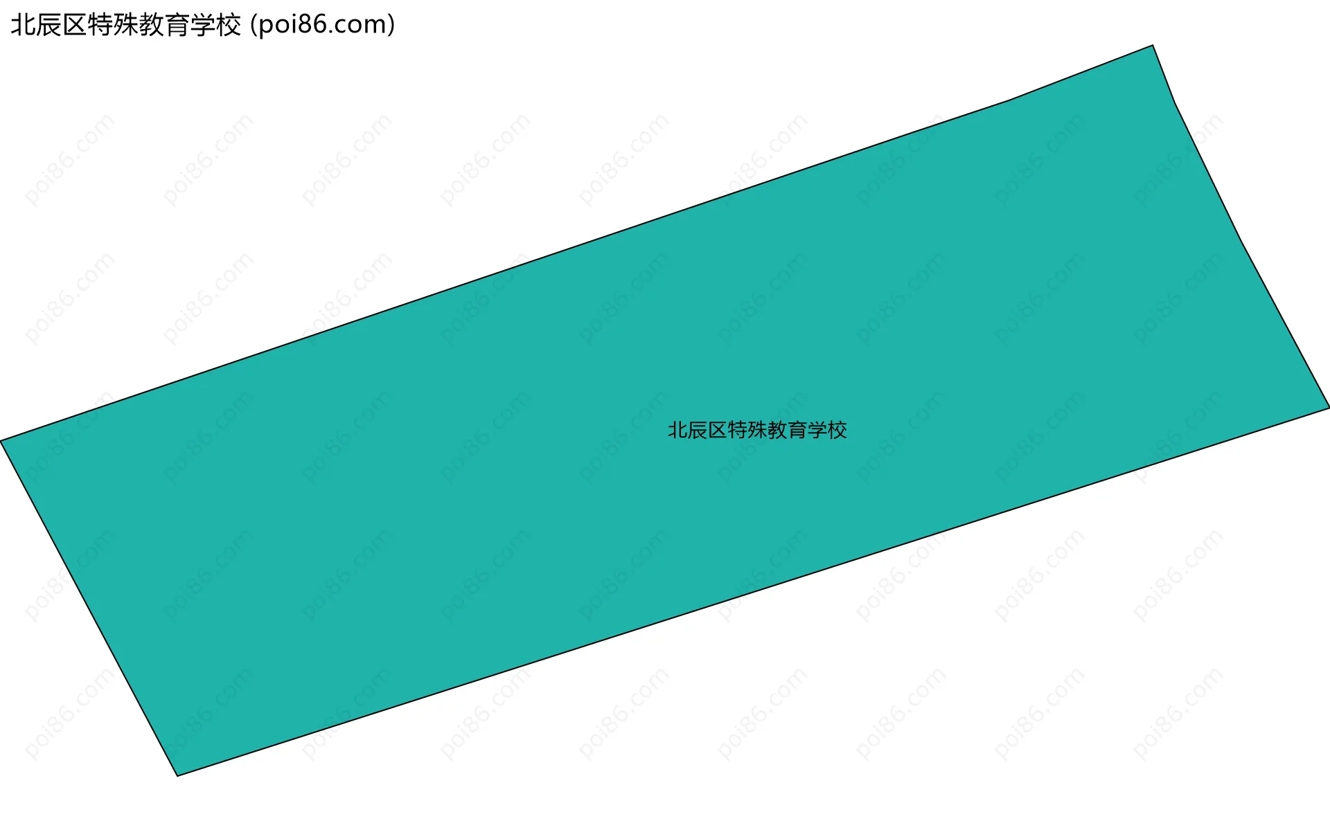 北辰区特殊教育学校边界地图