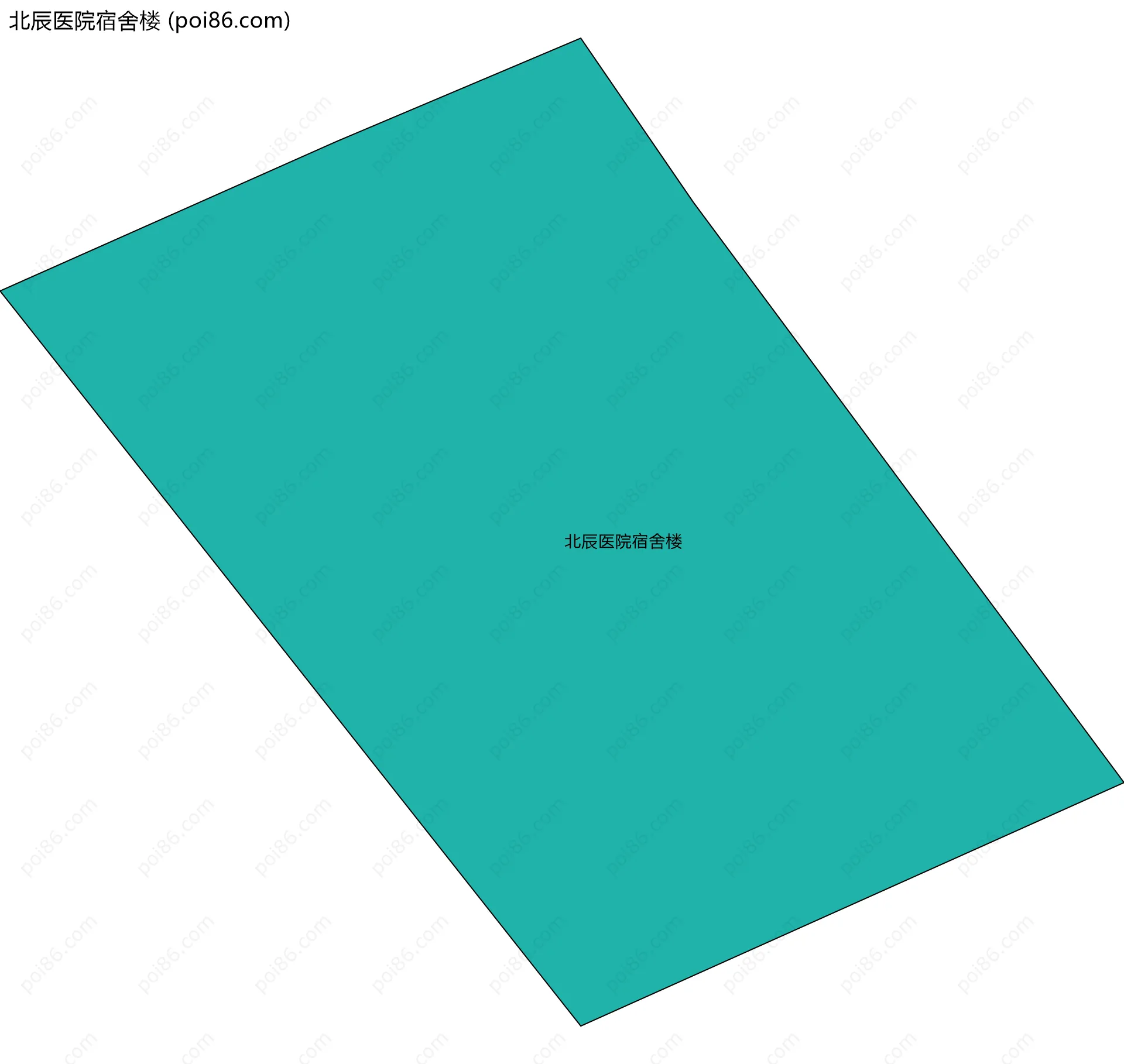 北辰医院宿舍楼边界地图