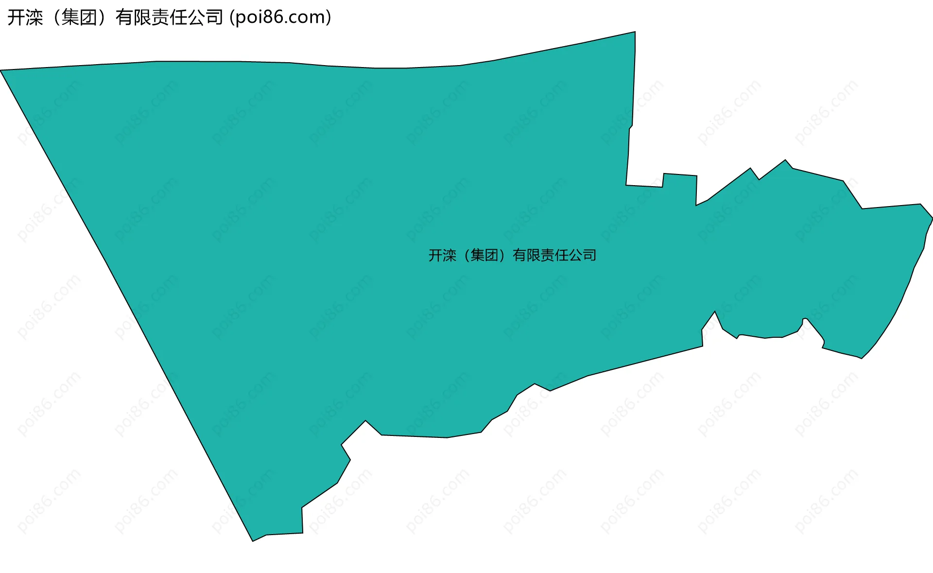 开滦（集团）有限责任公司边界地图