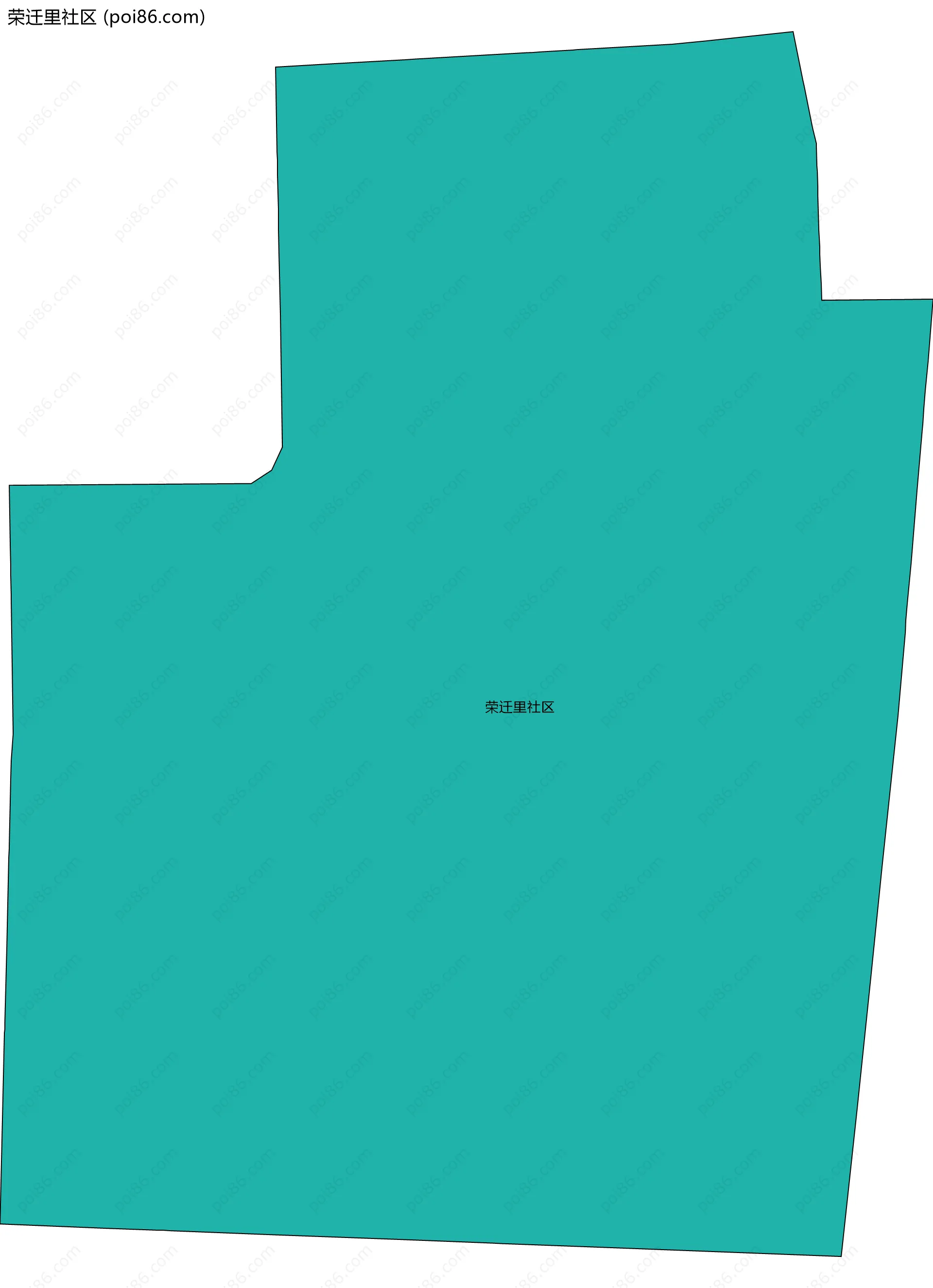 荣迁里社区边界地图