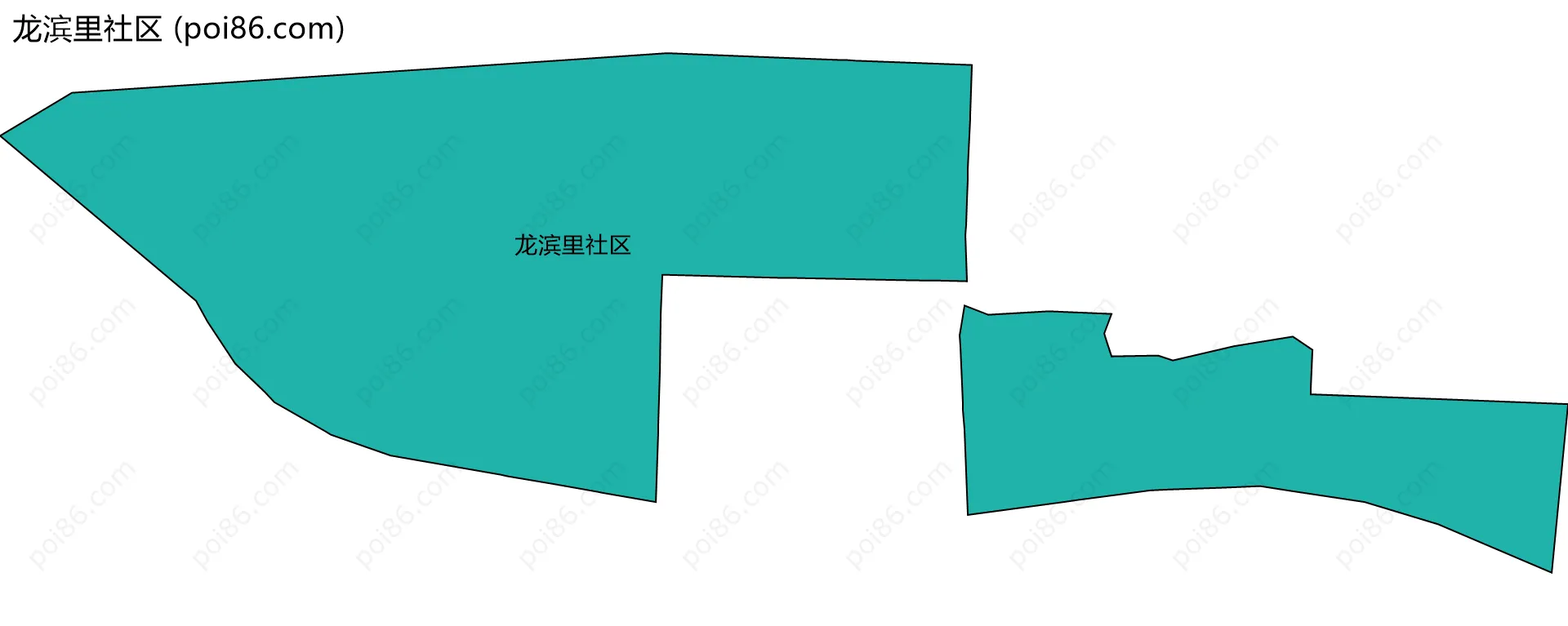龙滨里社区边界地图