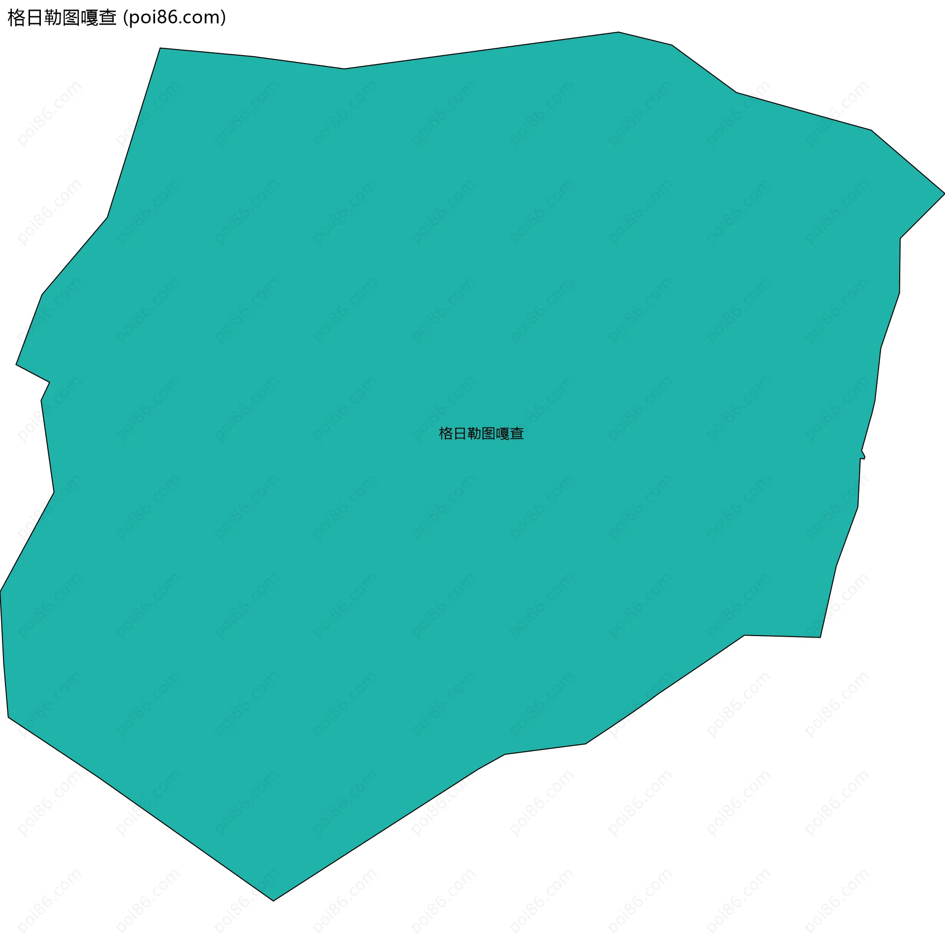 格日勒图嘎查边界地图