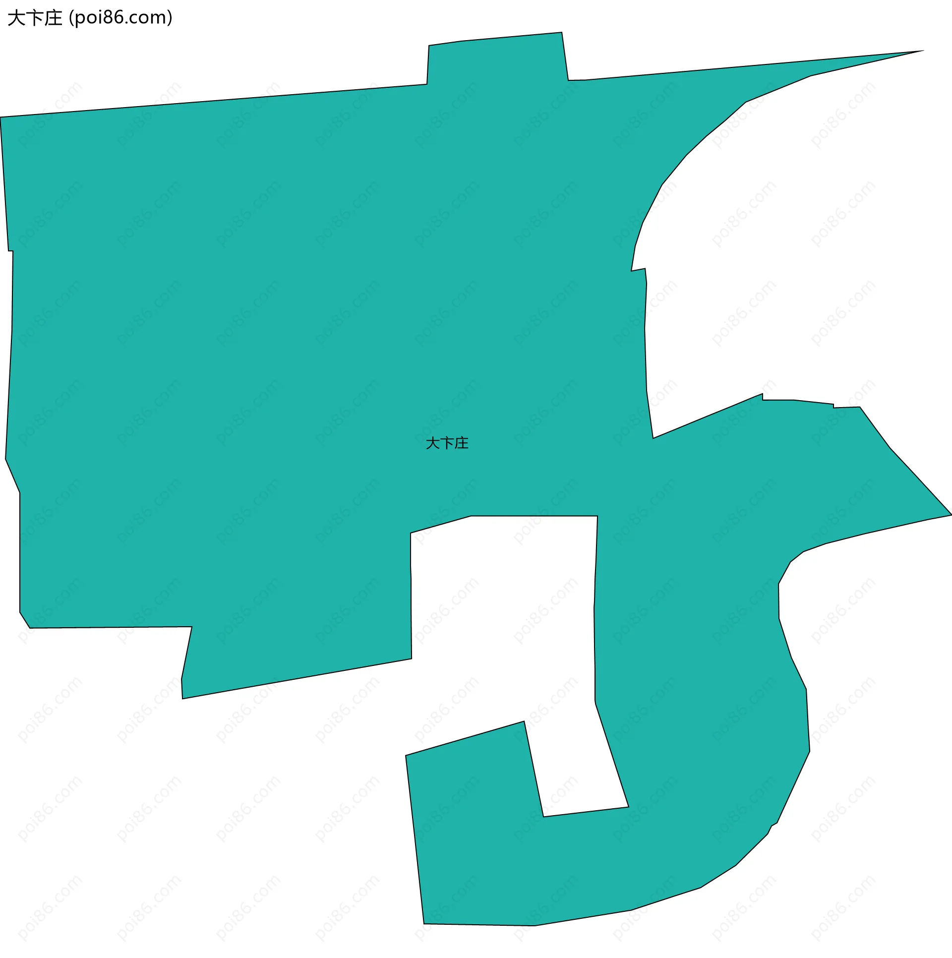 大卞庄边界地图