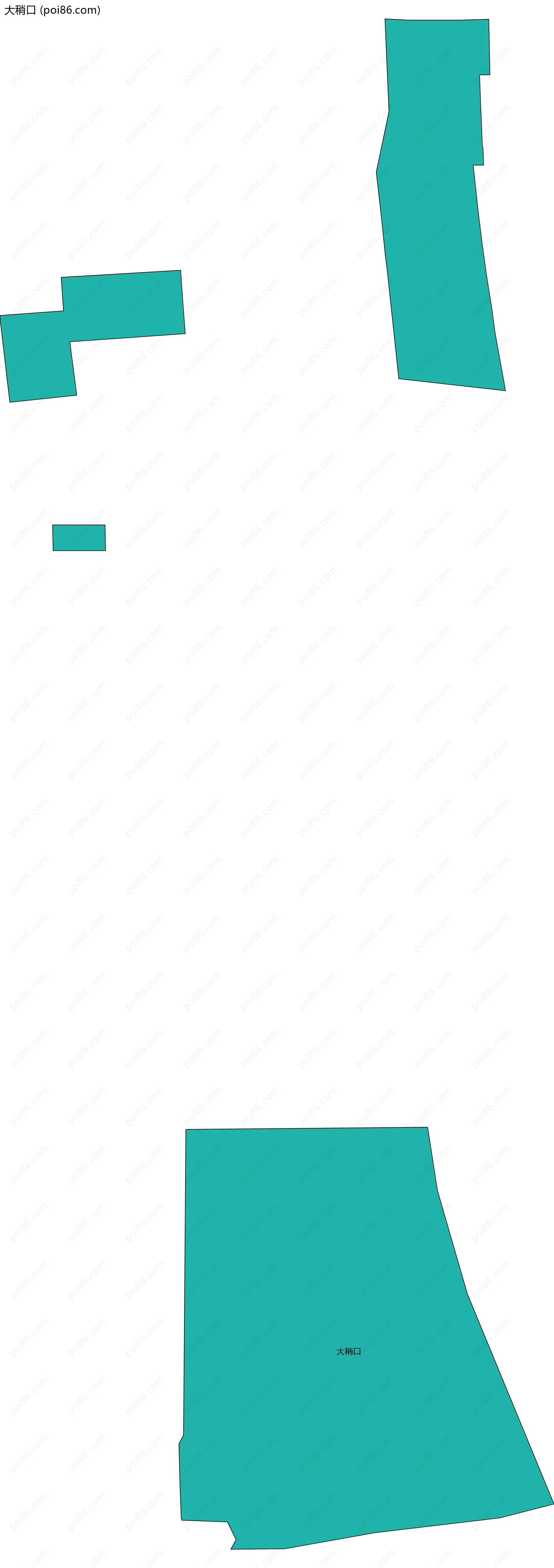 大稍口边界地图