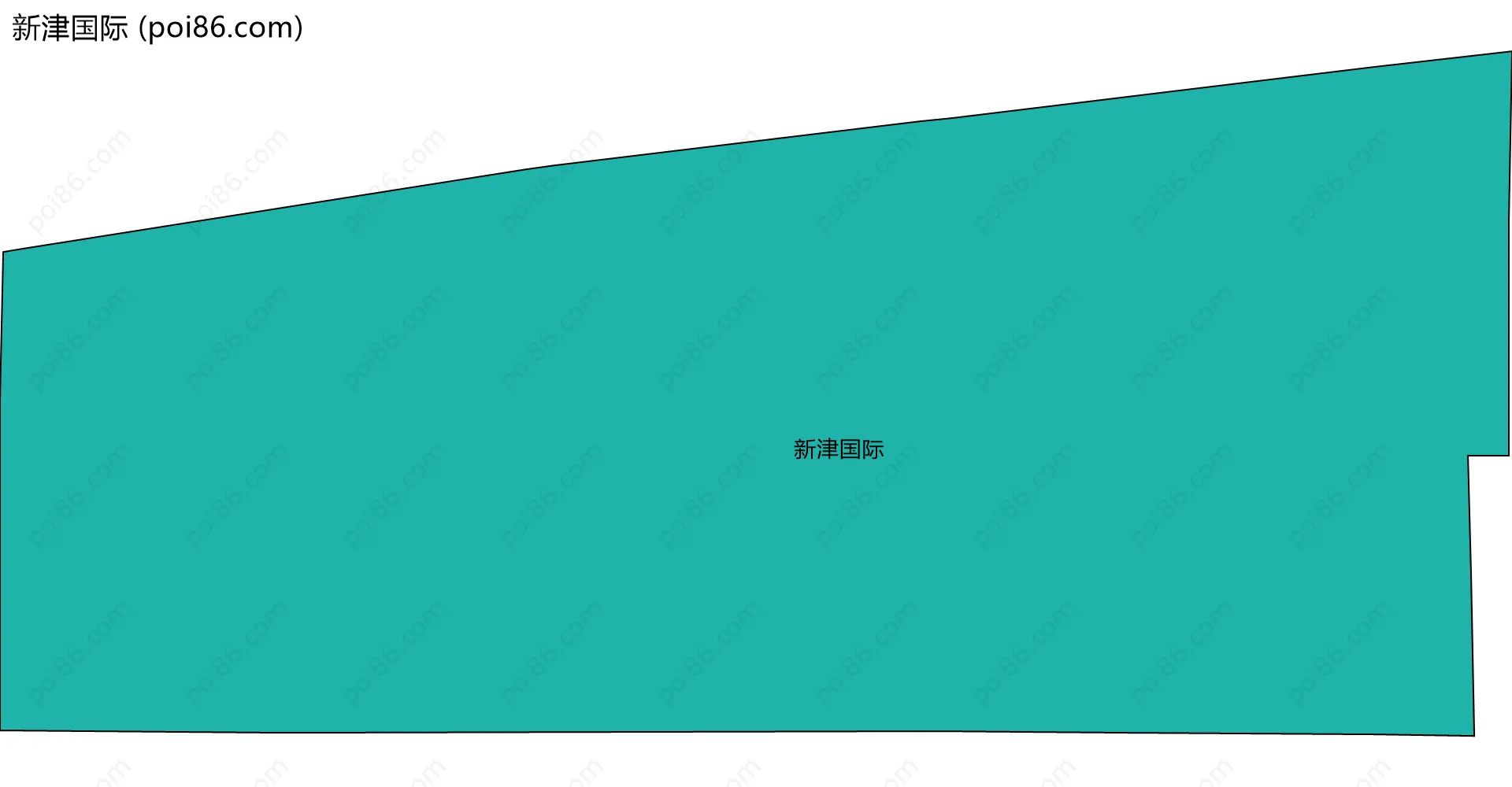 新津国际边界地图