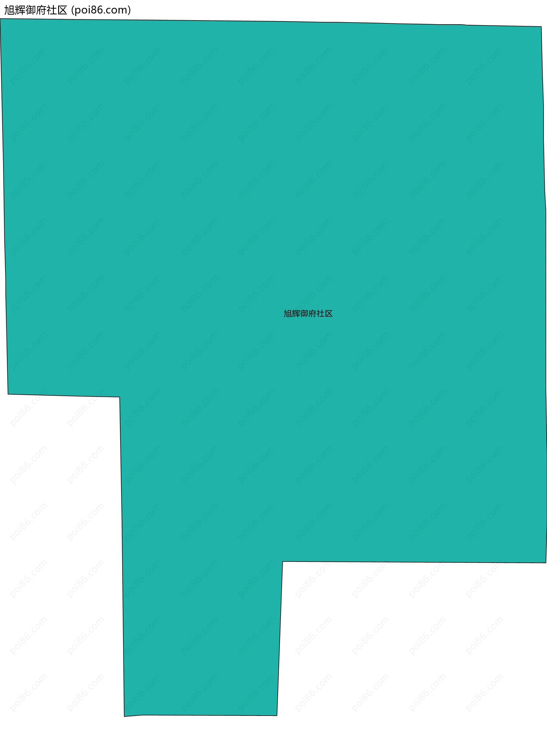 旭辉御府社区边界地图