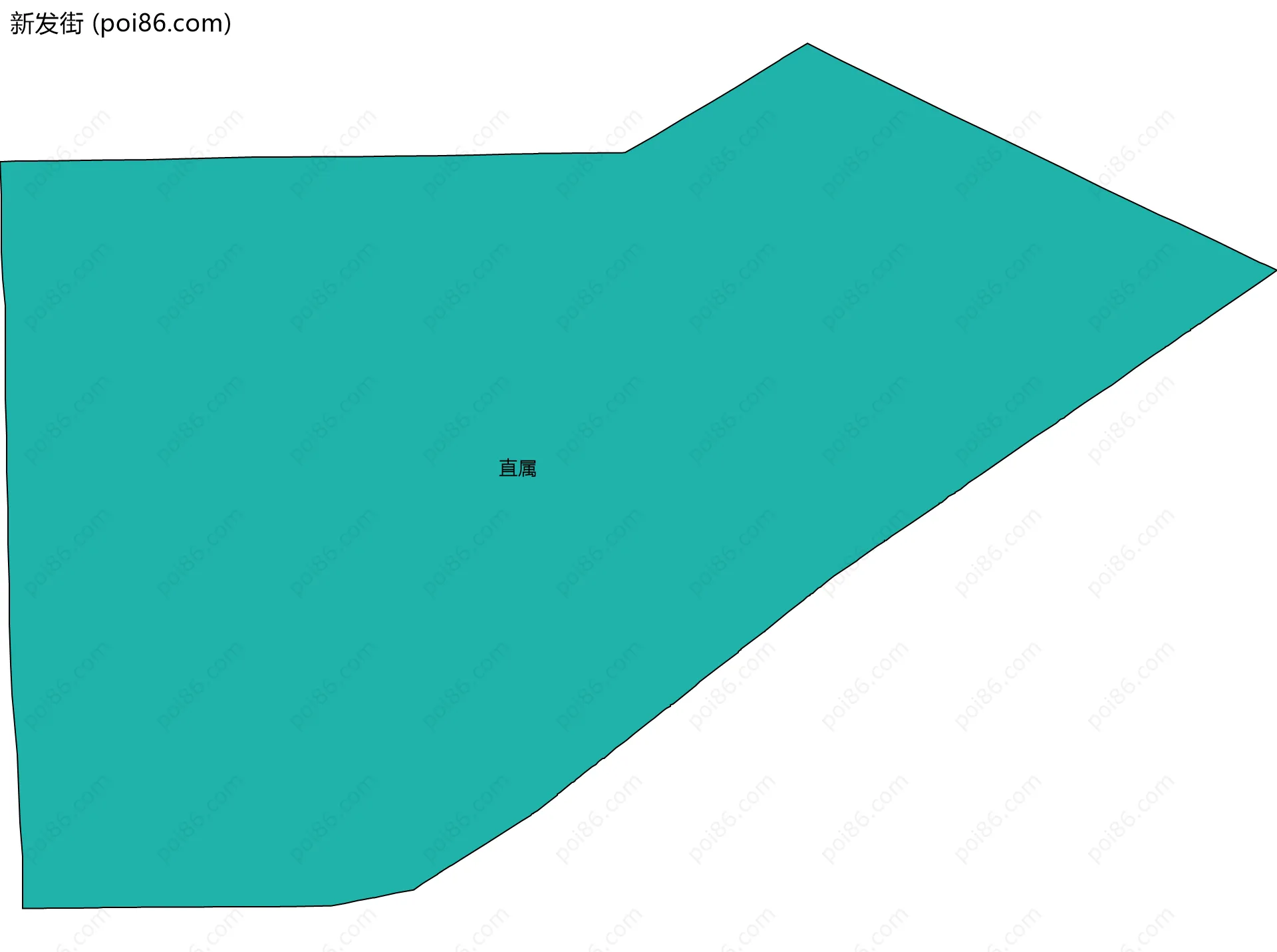 新发街边界地图(五级行政区划)
