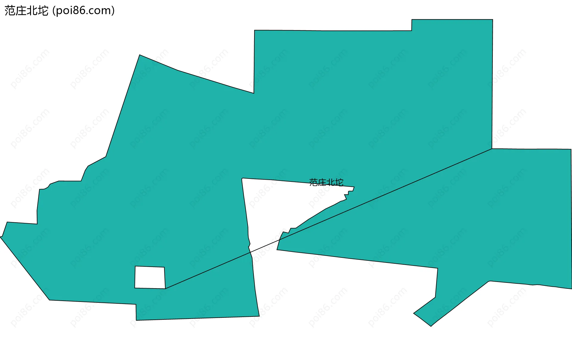 范庄北坨边界地图