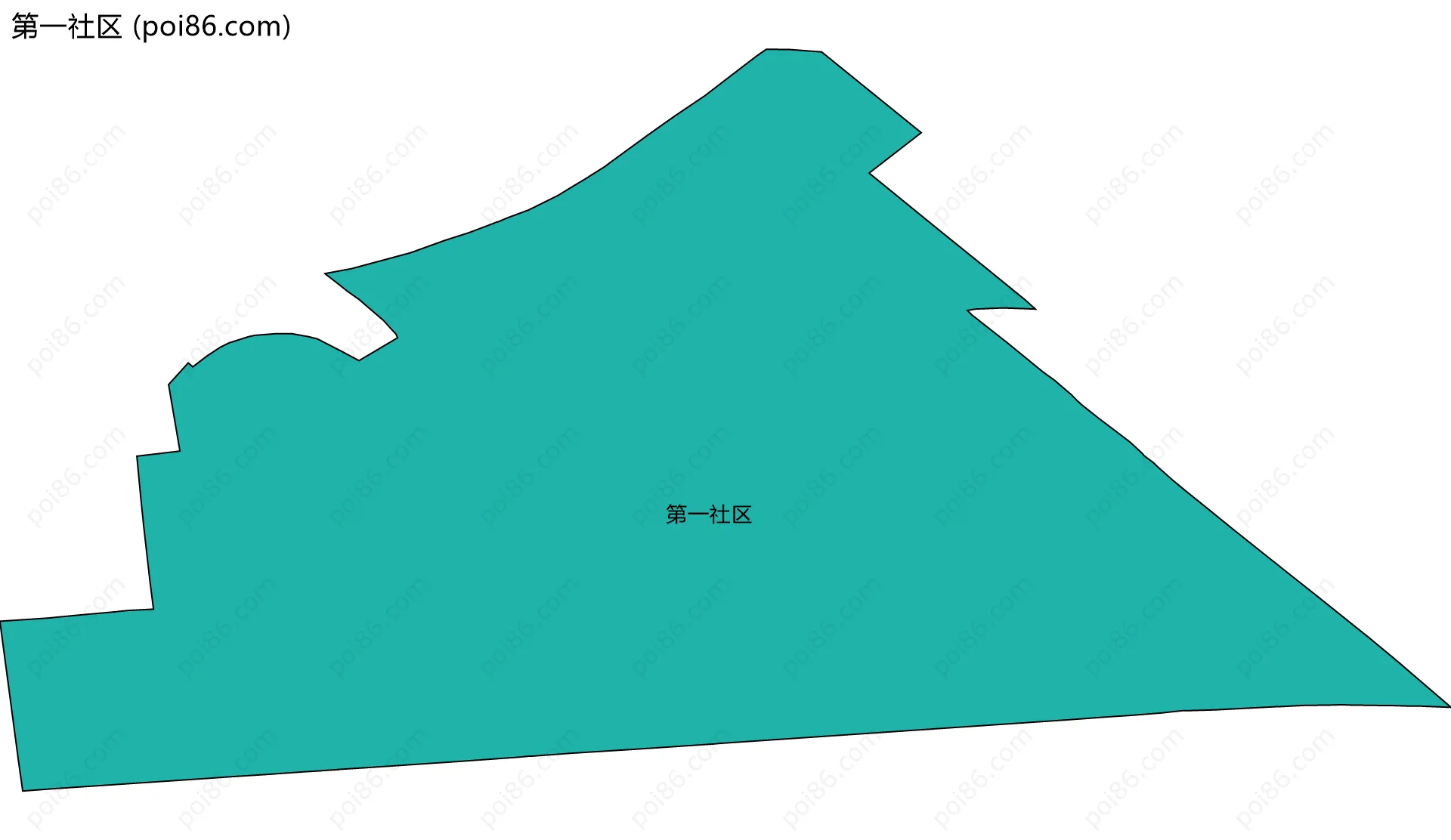 第一社区边界地图