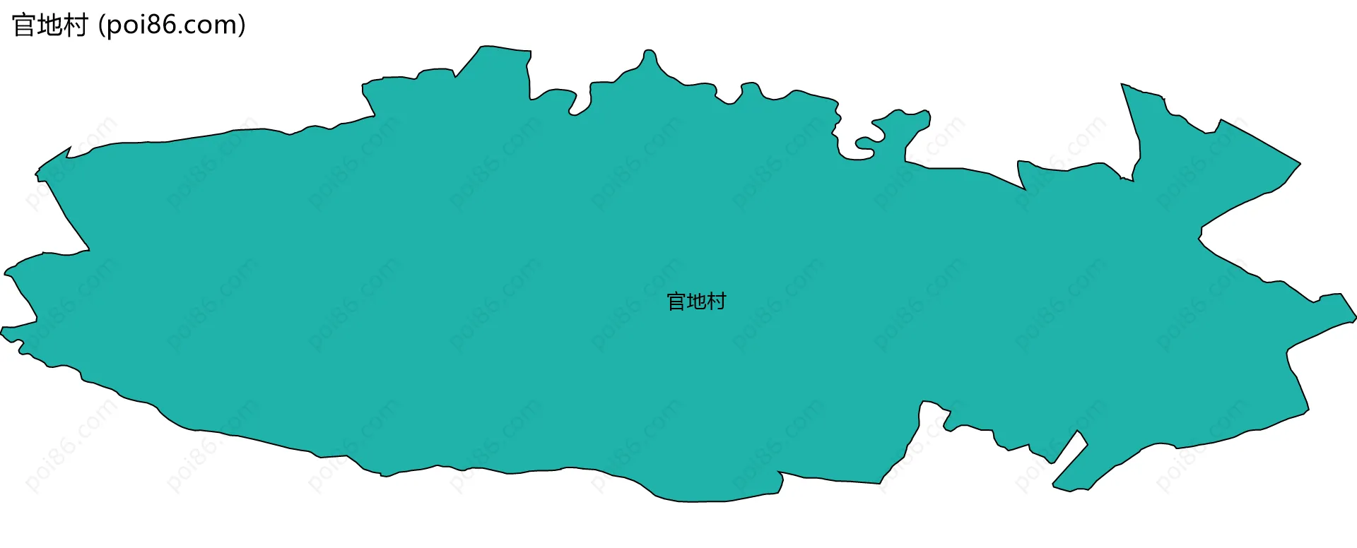 官地村边界地图