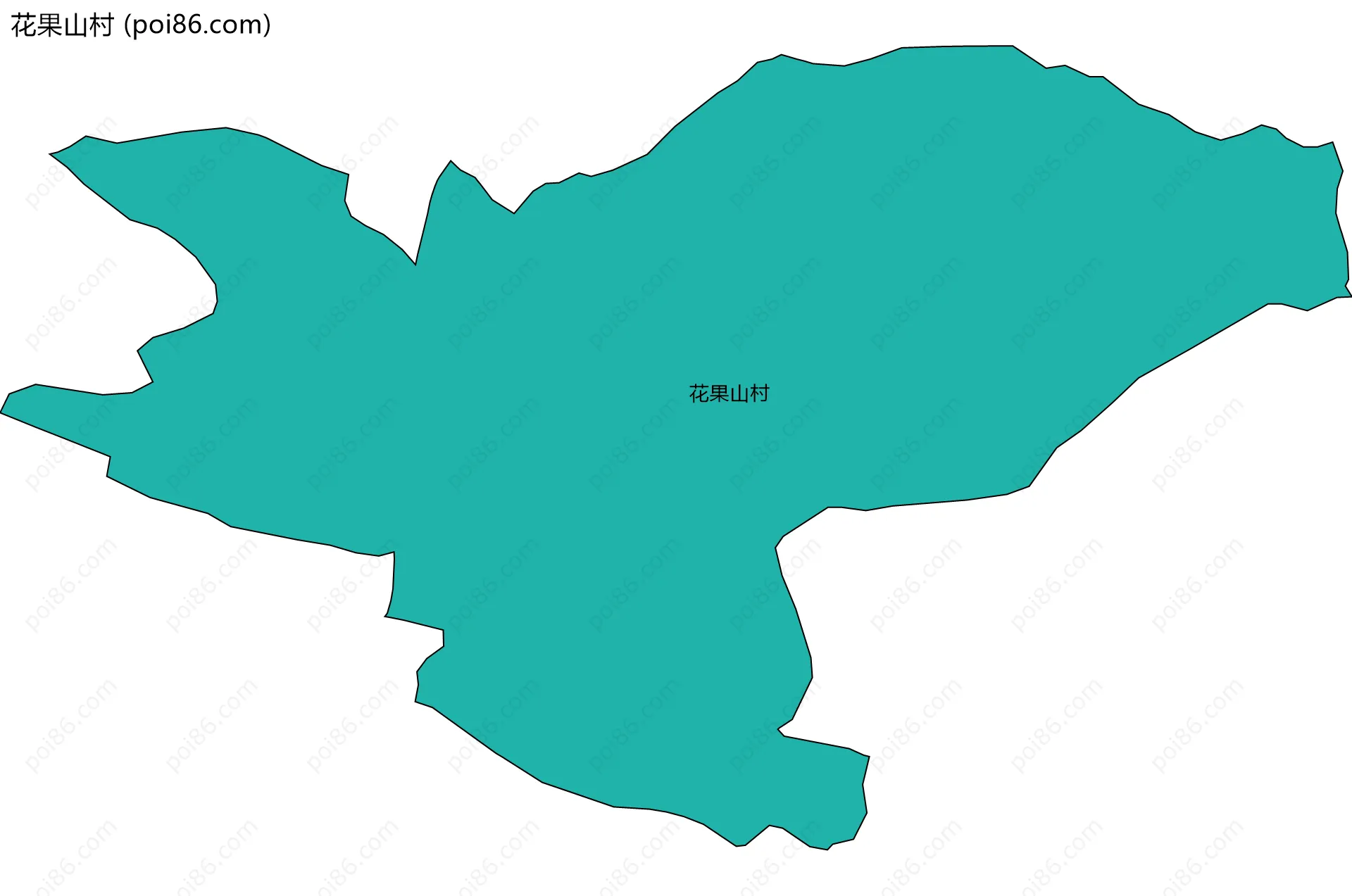 花果山村边界地图