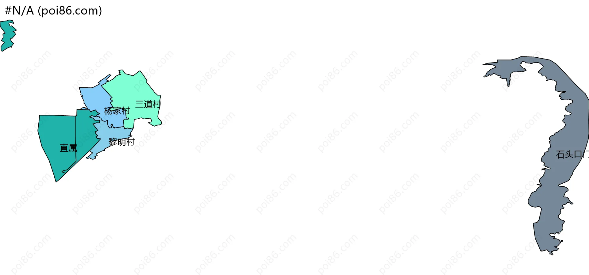 #N/A边界地图(五级行政区划)