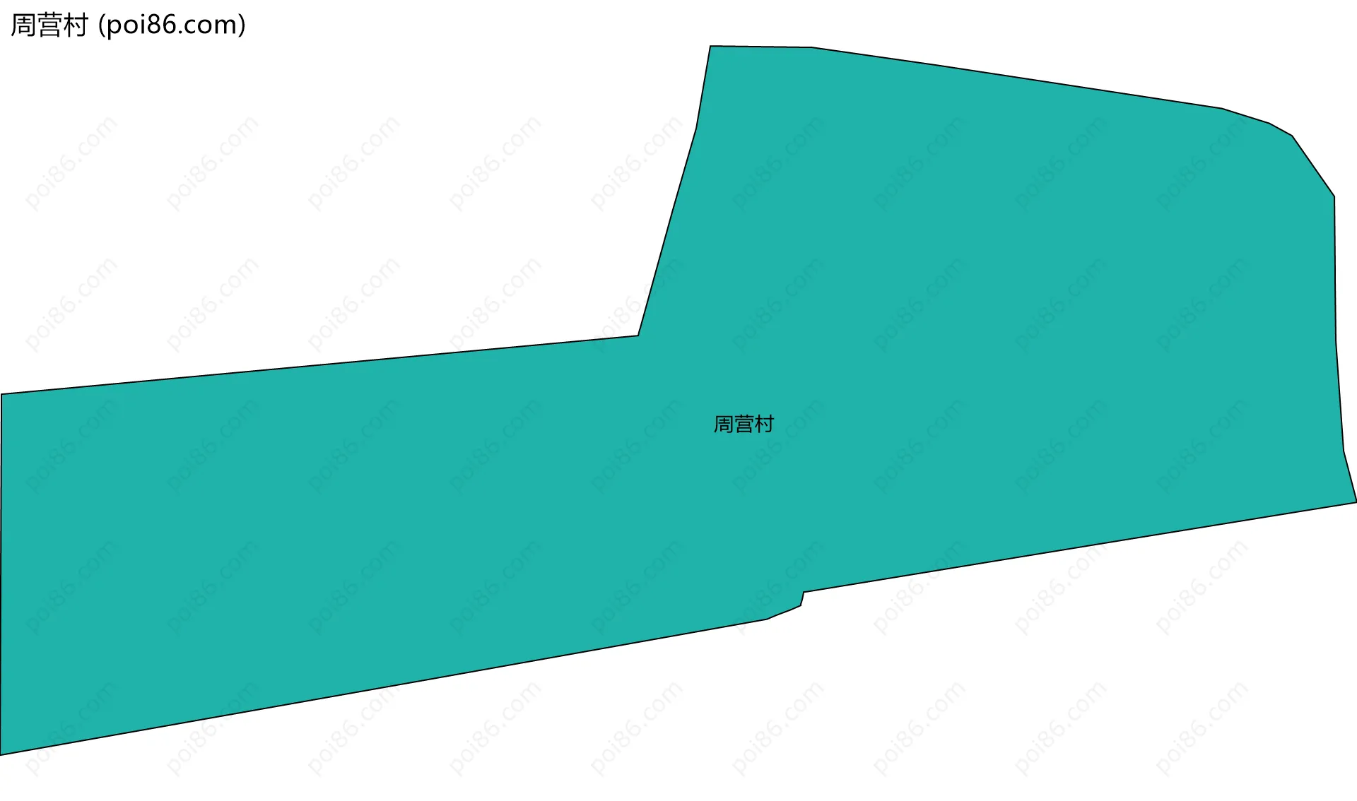 周营村边界地图