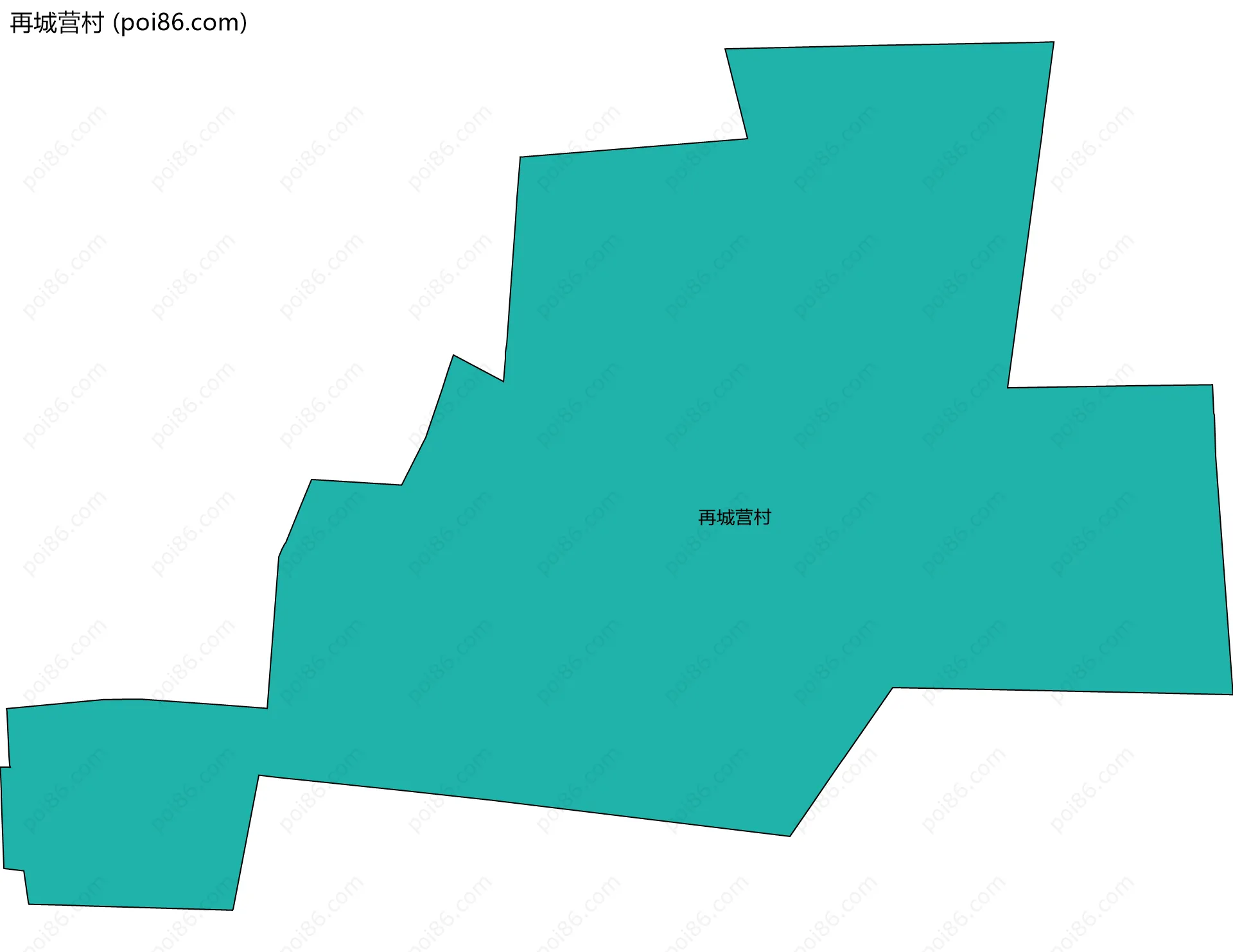 再城营村边界地图