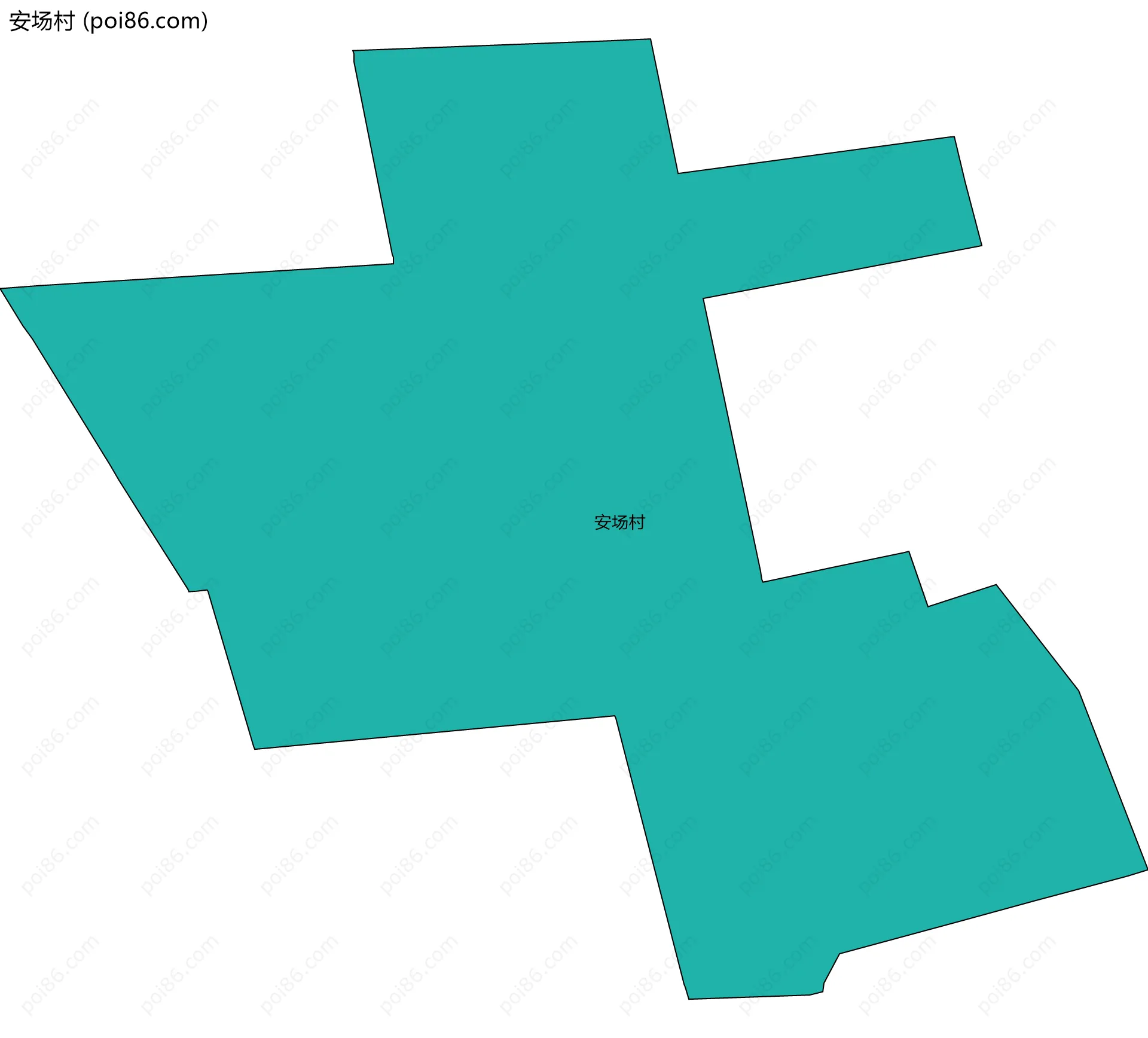 安场村边界地图