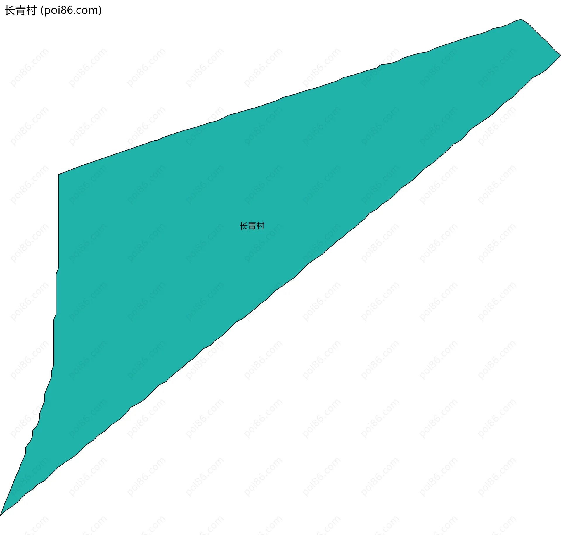 长青村边界地图