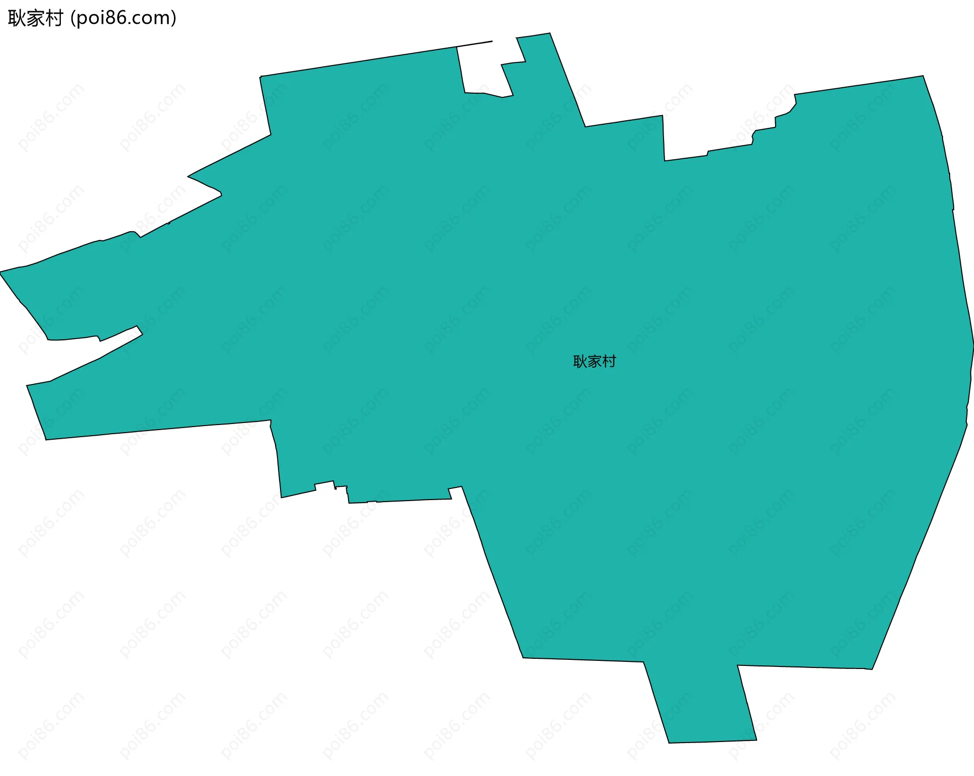 耿家村边界地图