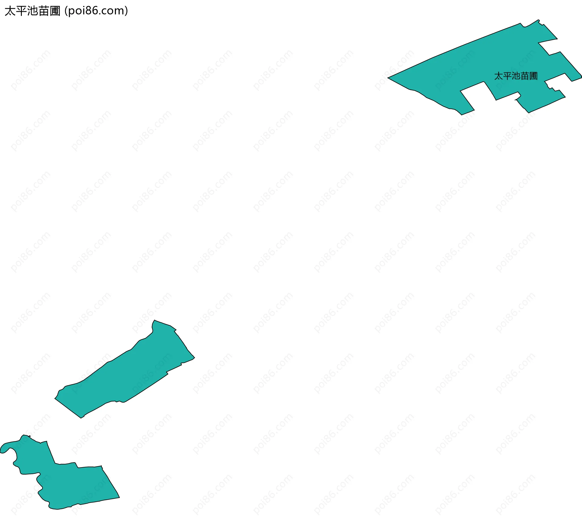 太平池苗圃边界地图