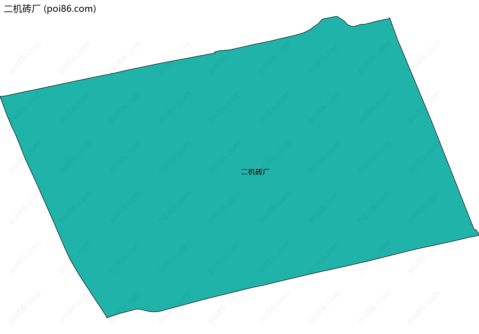 二机砖厂边界地图