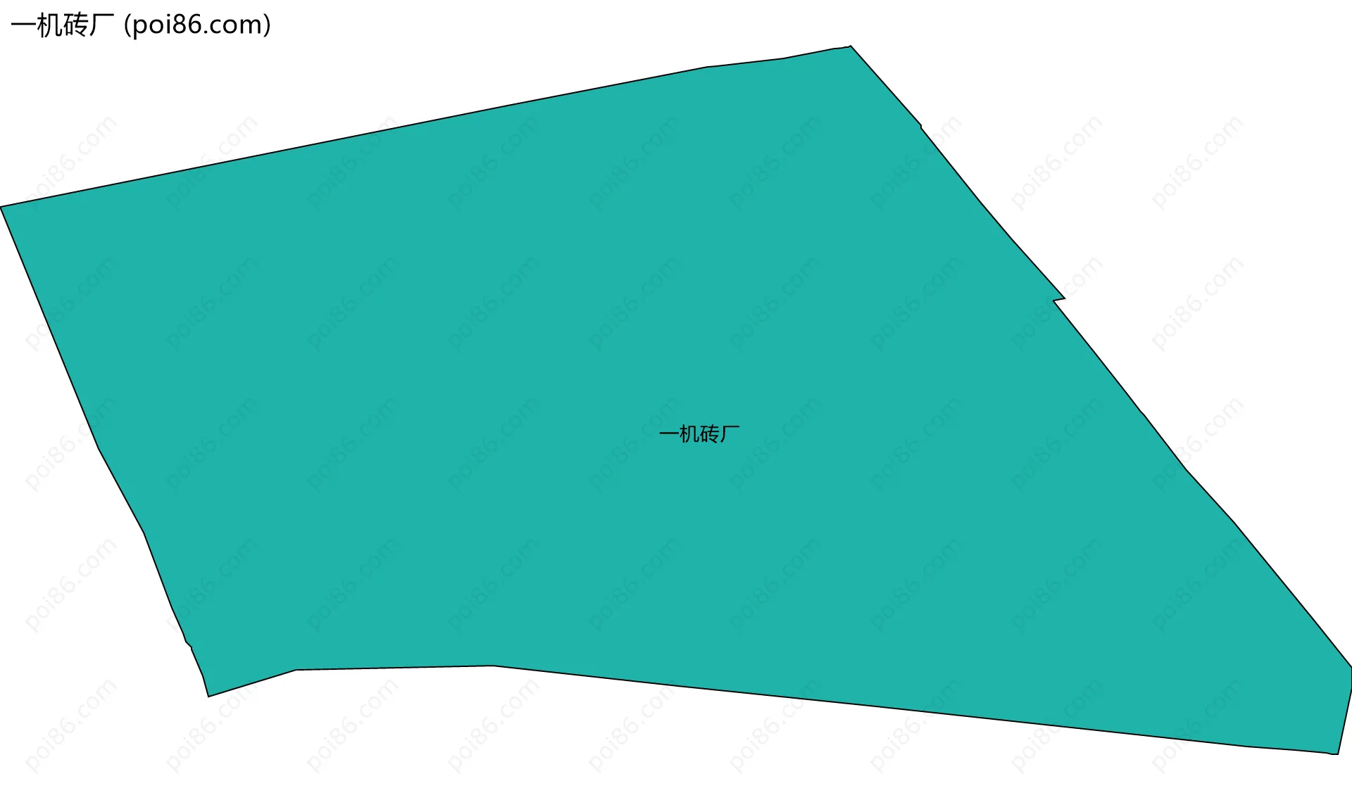 一机砖厂边界地图
