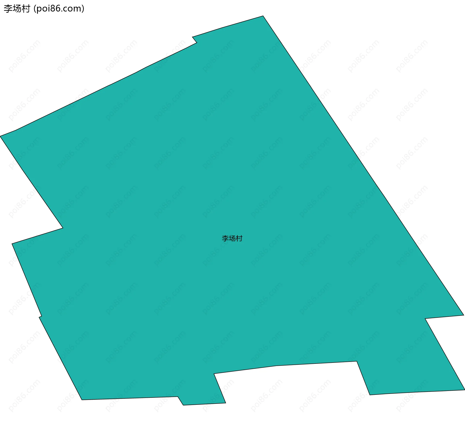 李场村边界地图