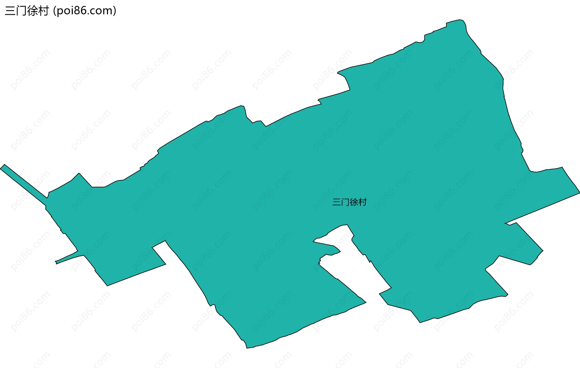 三门徐村边界地图
