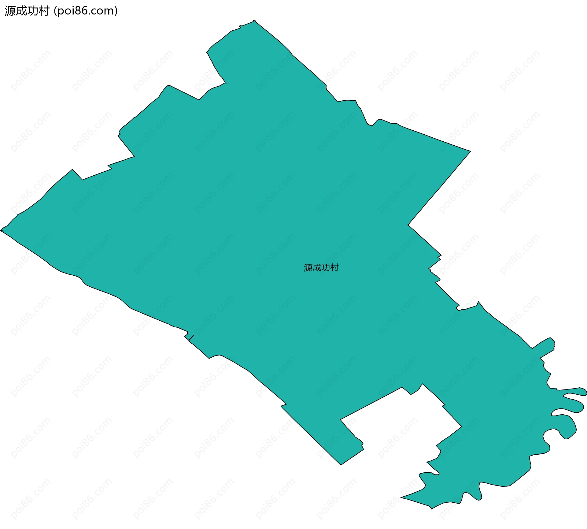 源成功村边界地图
