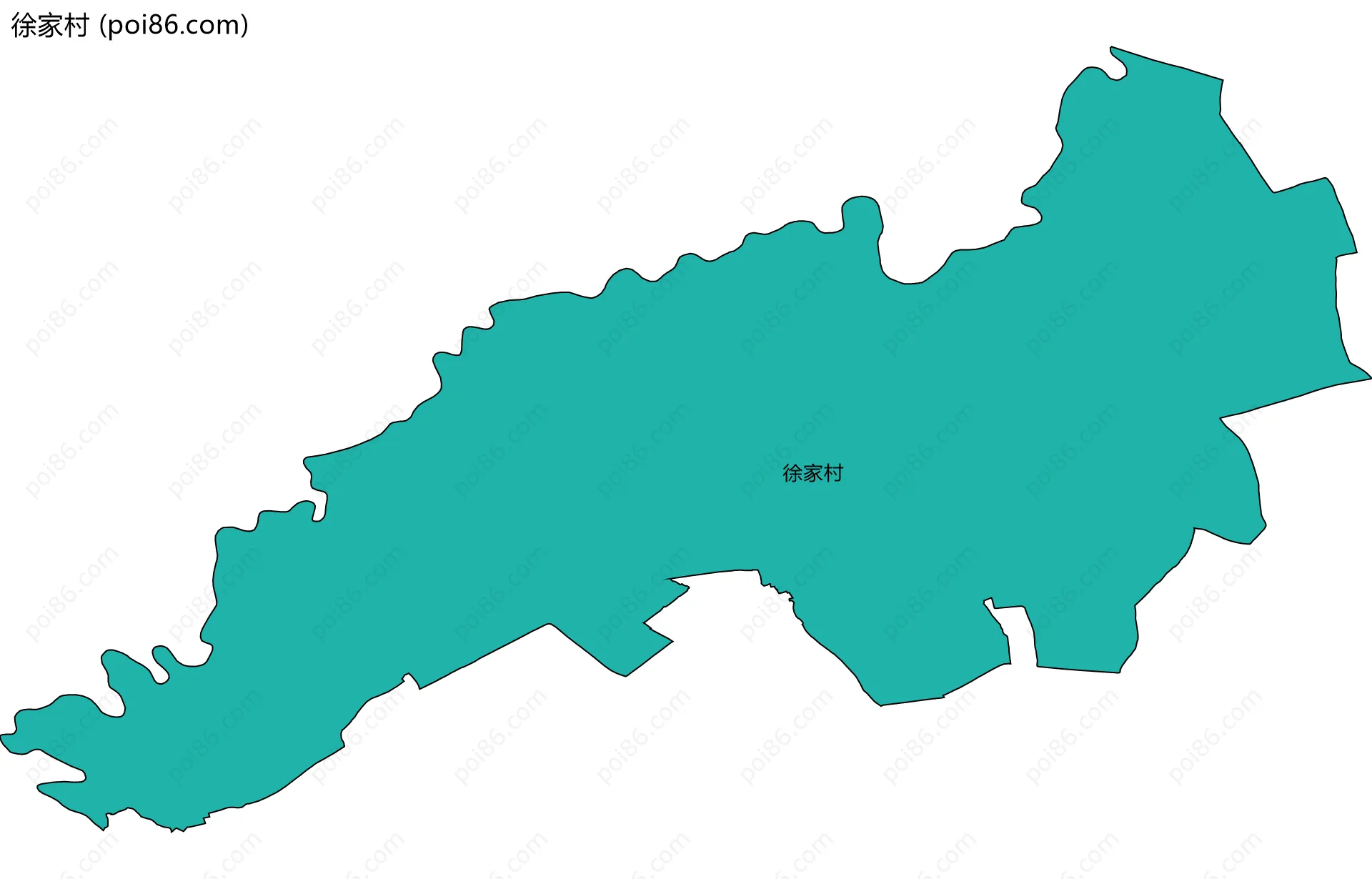 徐家村边界地图