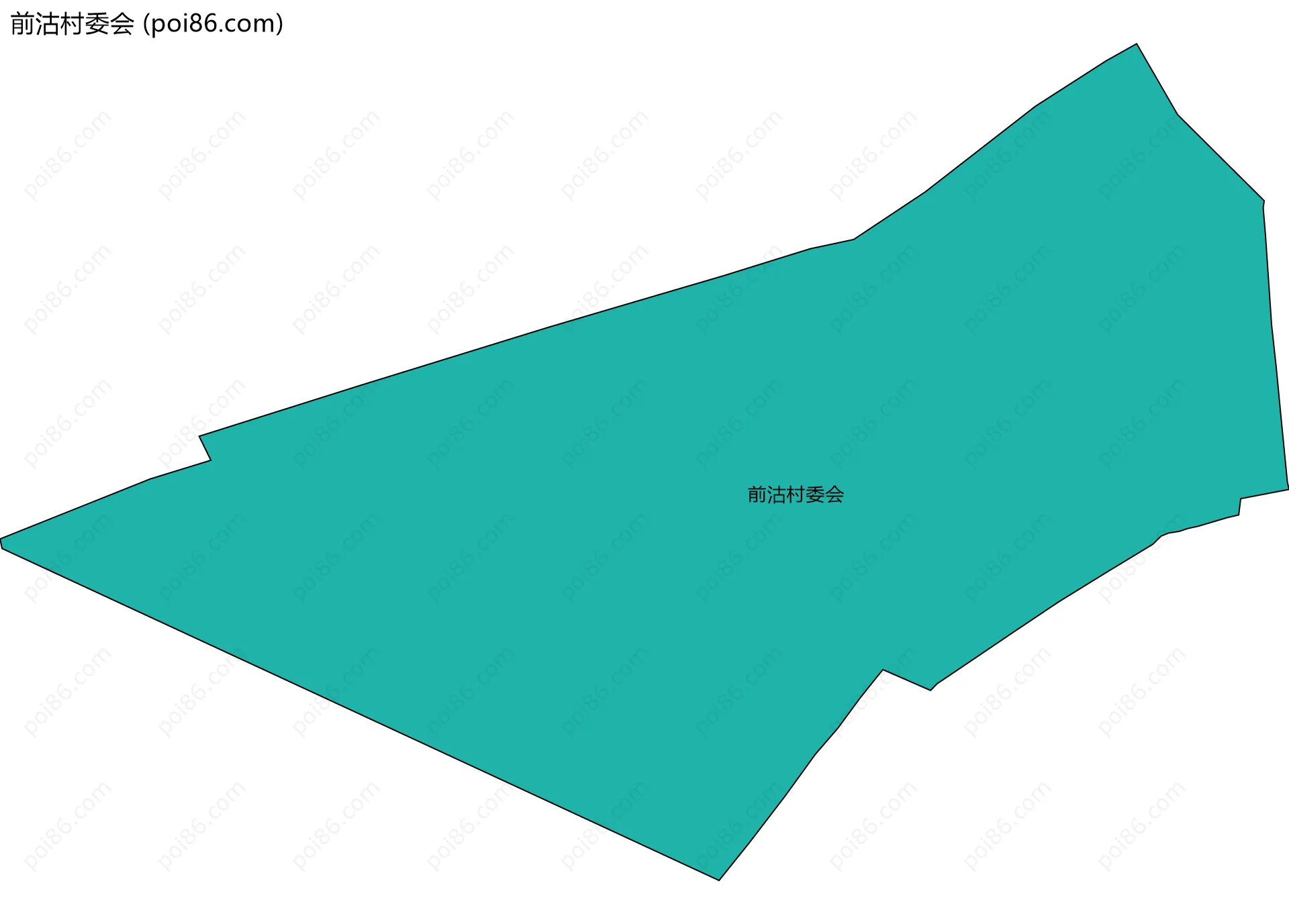 前沽村委会边界地图