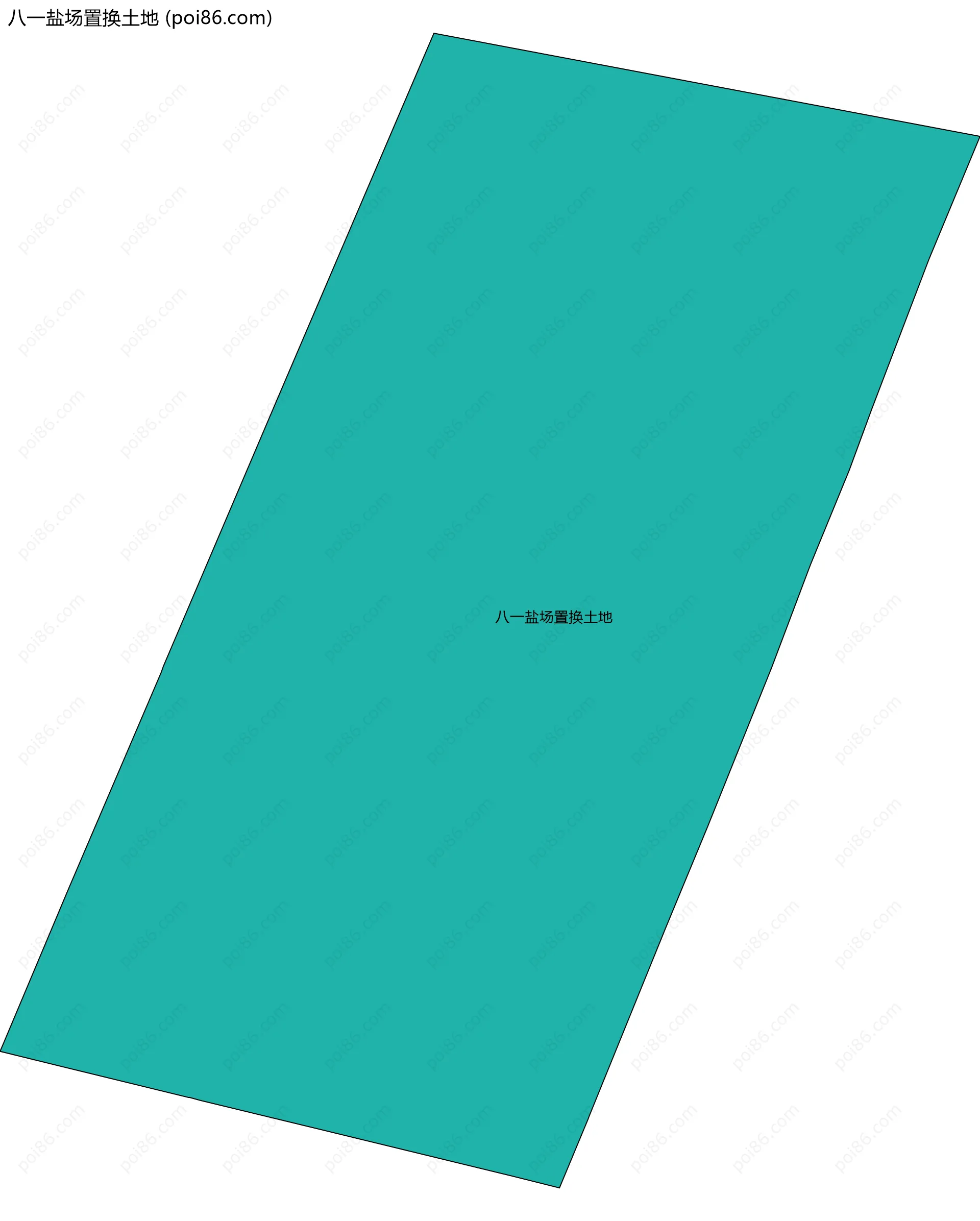 八一盐场置换土地边界地图