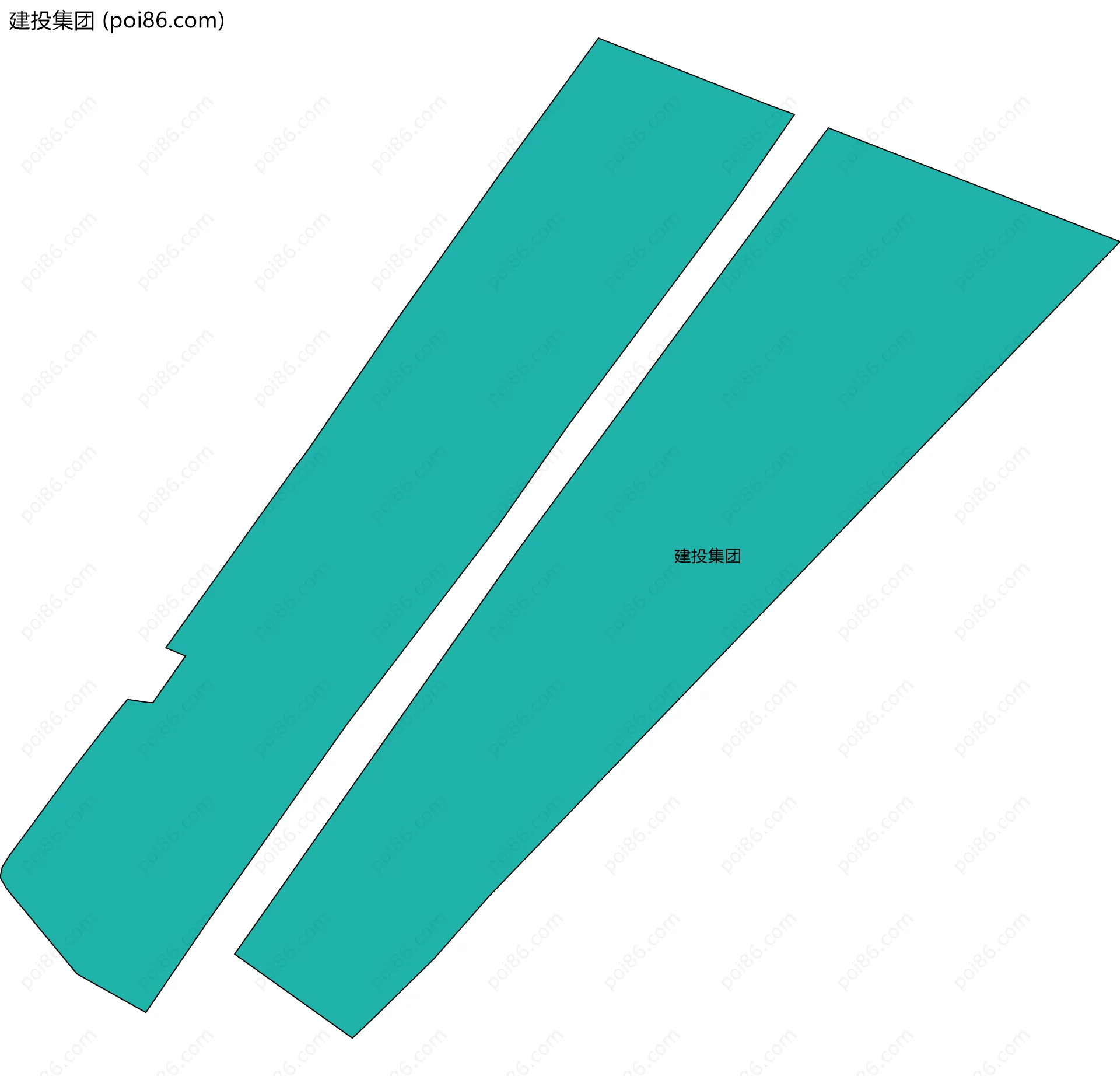 建投集团边界地图