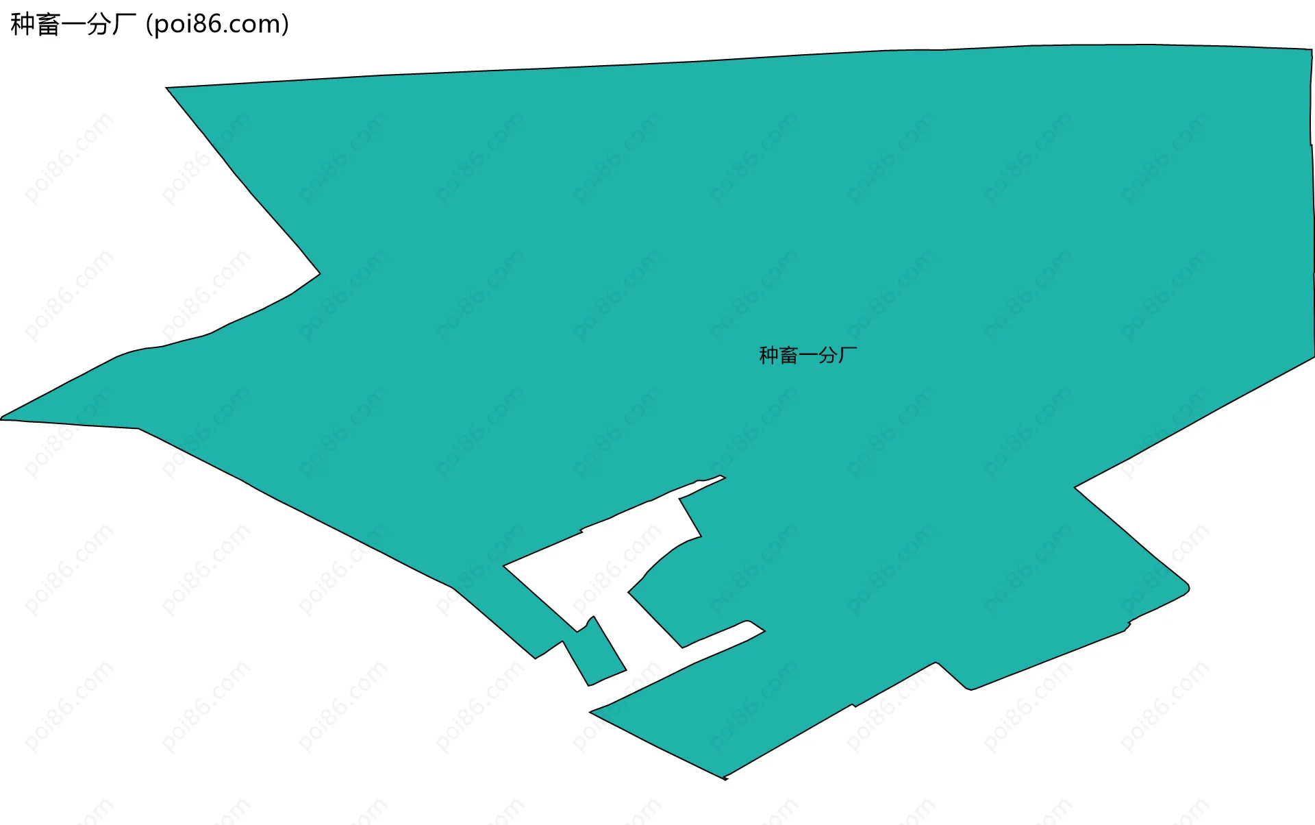 种畜一分厂边界地图