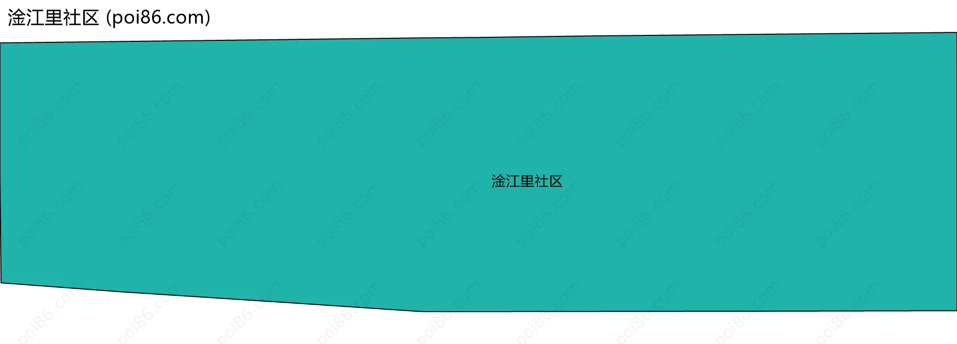 淦江里社区边界地图